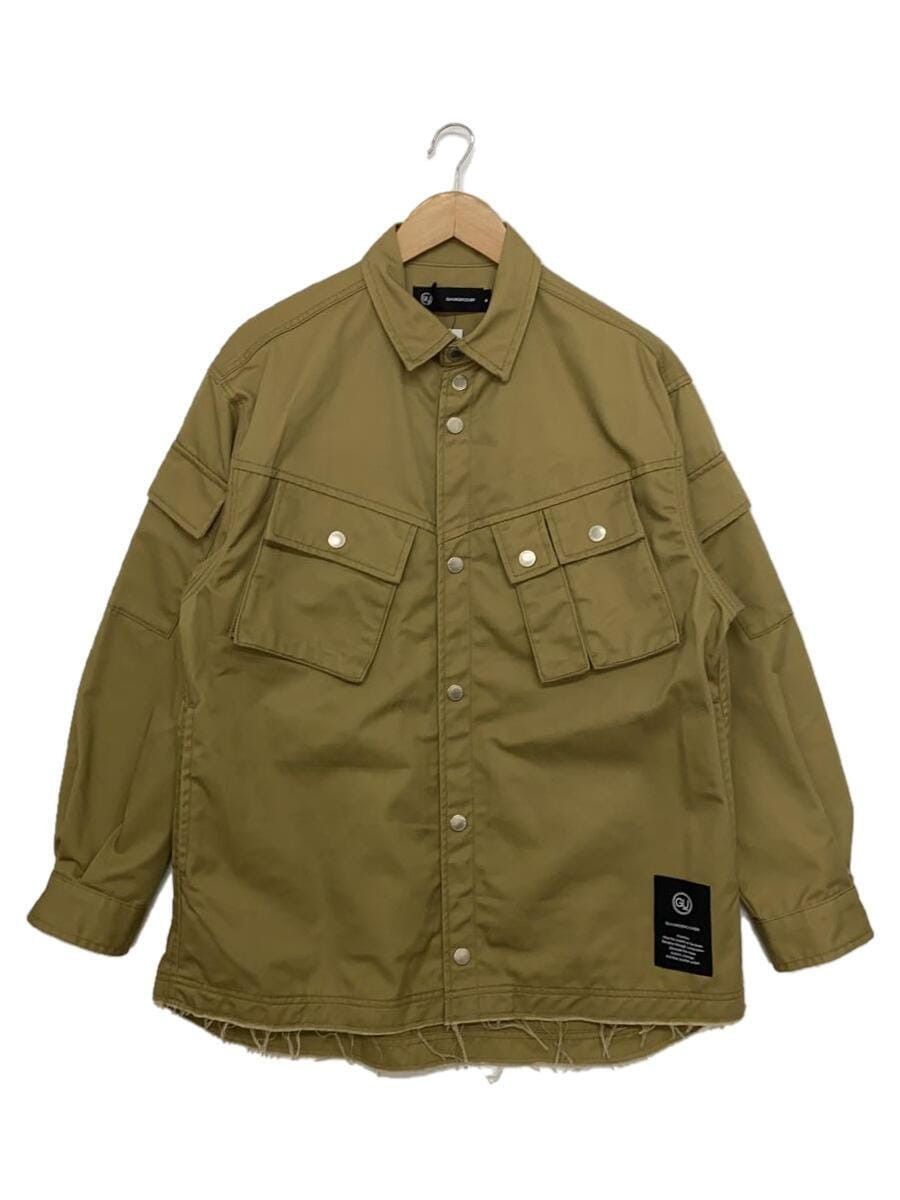 image of Undercover Gu Military Shirt Jacket in Beige, Men's (Size Medium)