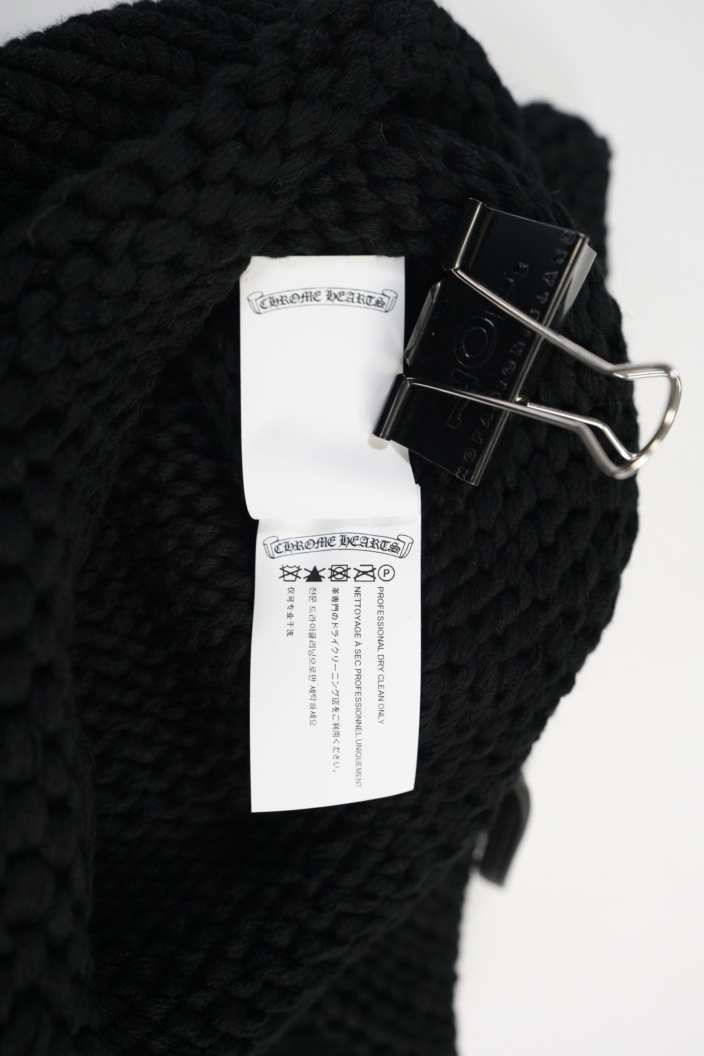 Chrome Hearts Chrome Hearts Black Knitted Christmas Stocking Size ONE SIZE - 11 Thumbnail