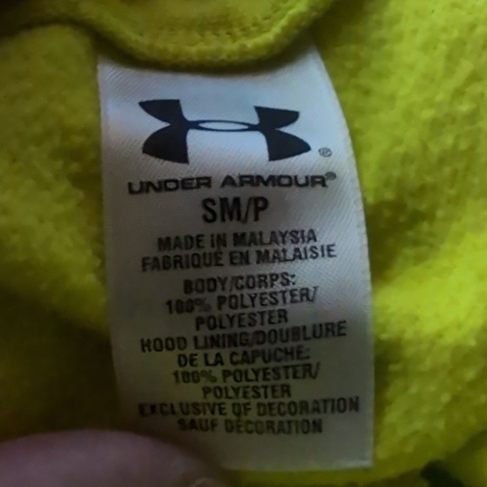 Under Armour Under Armour High Visibility Hoodie Yellow sz S Size US S / EU 44-46 / 1 - 5 Thumbnail