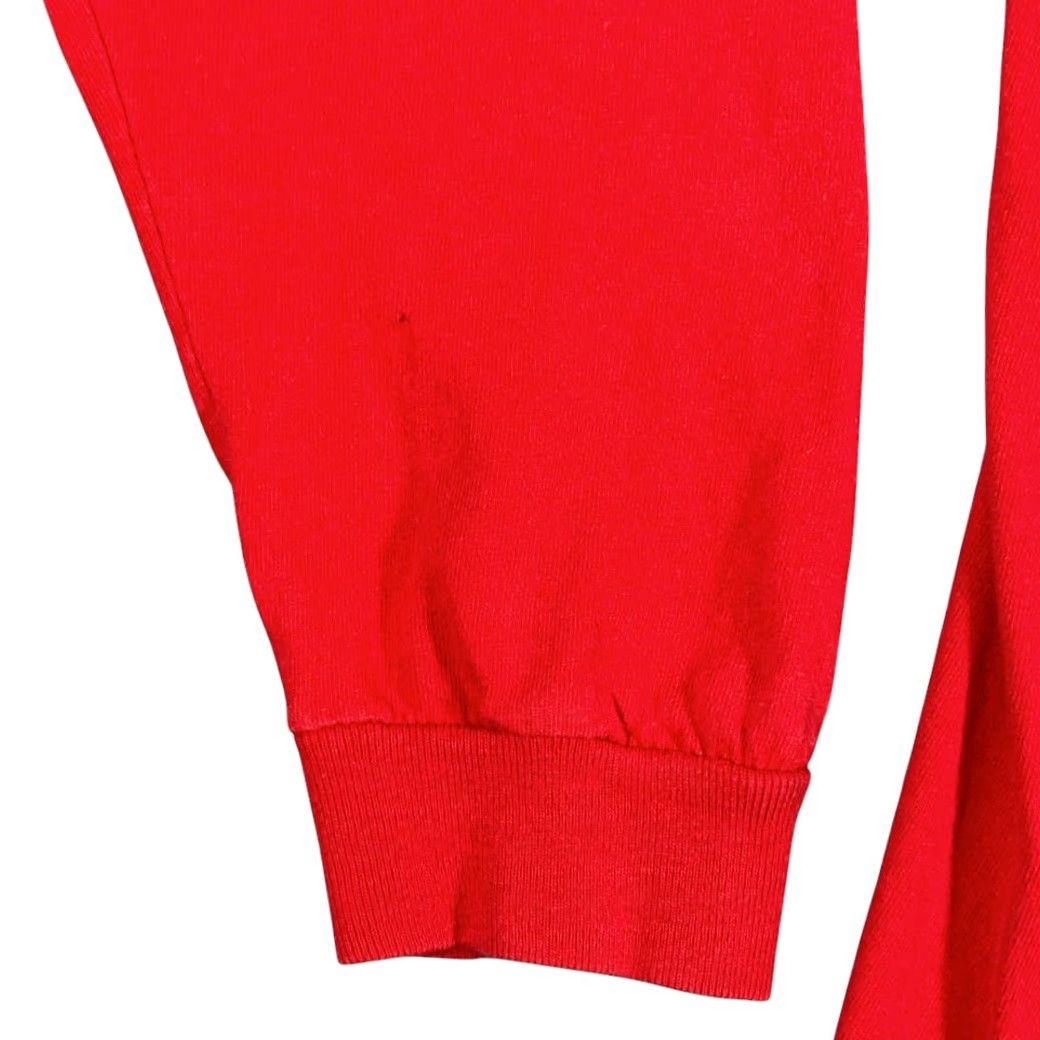 Disney VINTAGE Disney Shirt Adult LARGE Red Mickey Mouse Cartoon Characters 90s Y2K Disney Store Logo Long Sleeve Crew Neck Cotton T-Shirt Mens Size US L / EU 52-54 / 3 - 6 Thumbnail
