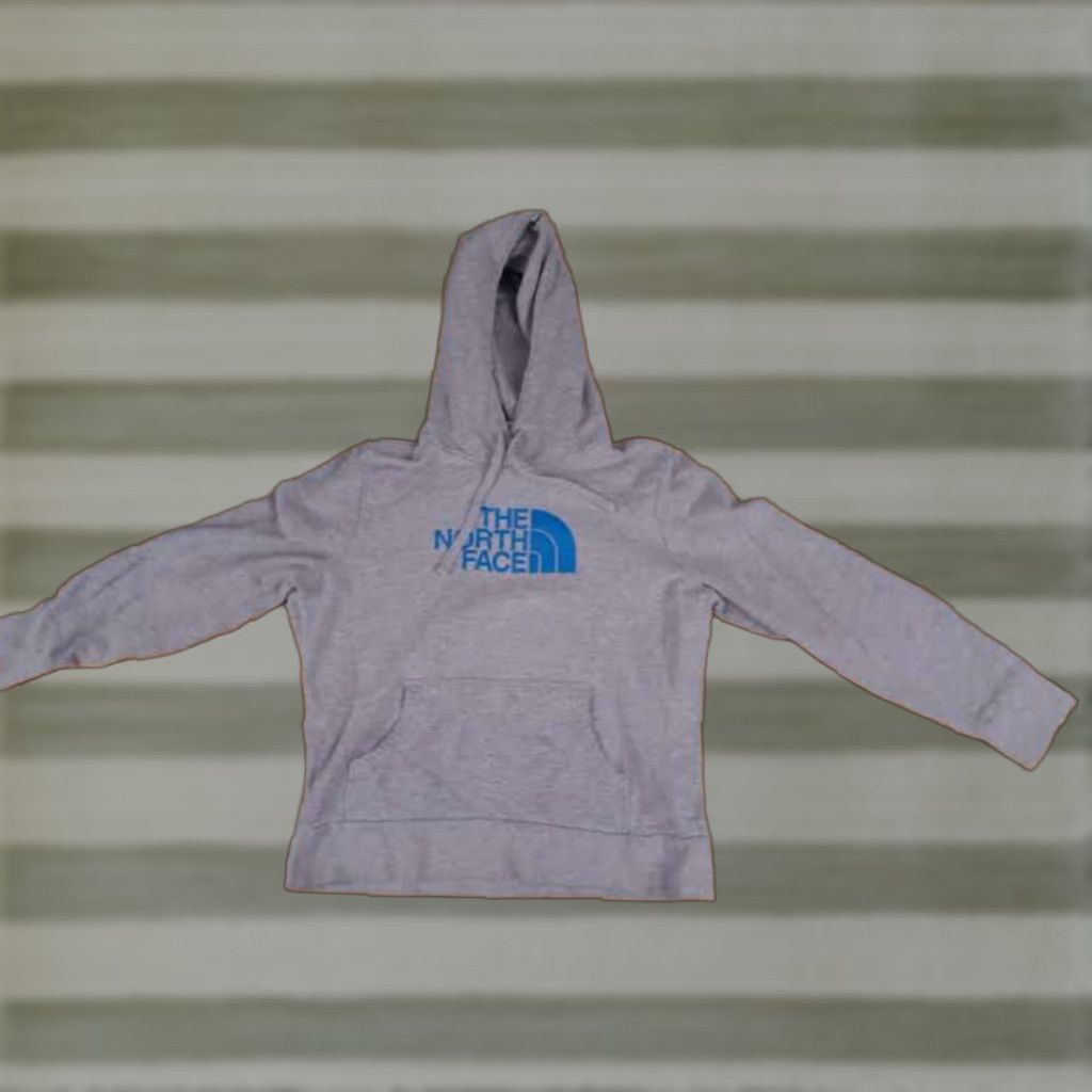 The North Face The North Face Hoodie Women Pullover Sweatshirt Gray L Long Sleeve Size L / US 10 / IT 46 - 1 Thumbnail
