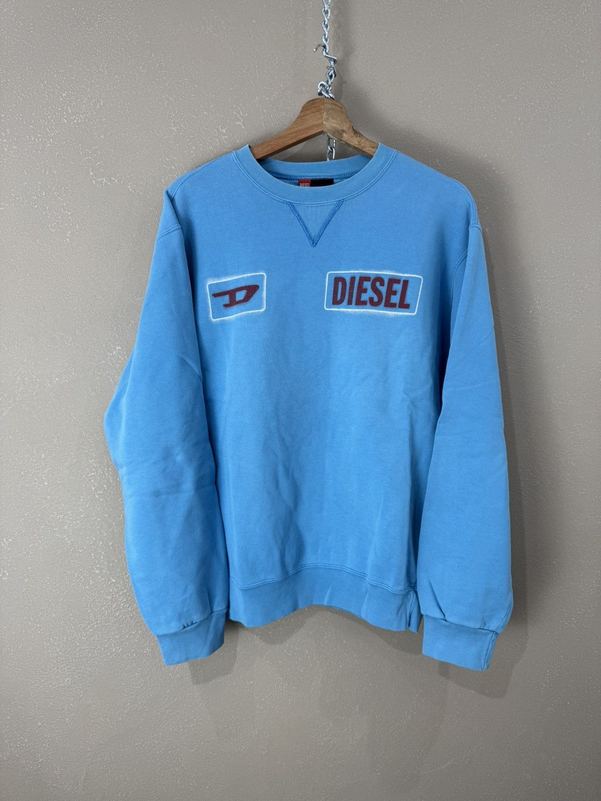 Diesel Vintage Diesel Sweatshirt Big Logo Japanese Style Size US L / EU 52-54 / 3 - 1 Thumbnail