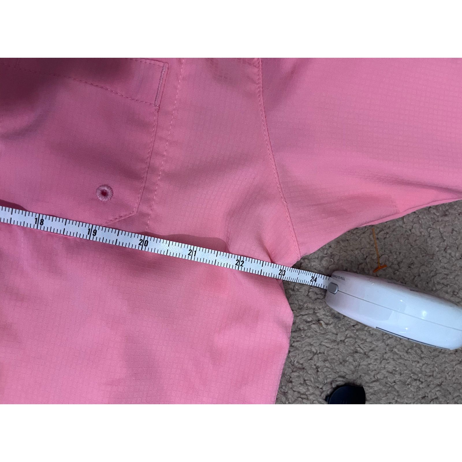 Columbia Men's Pink Columbia Tamiami Button Up Shirt L Size US L / EU 52-54 / 3 - 4 Thumbnail