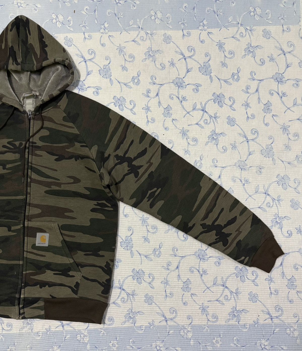 Carhartt Carhartt Camouflage Hoodie Sweater Size US L / EU 52-54 / 3 - 3 Thumbnail