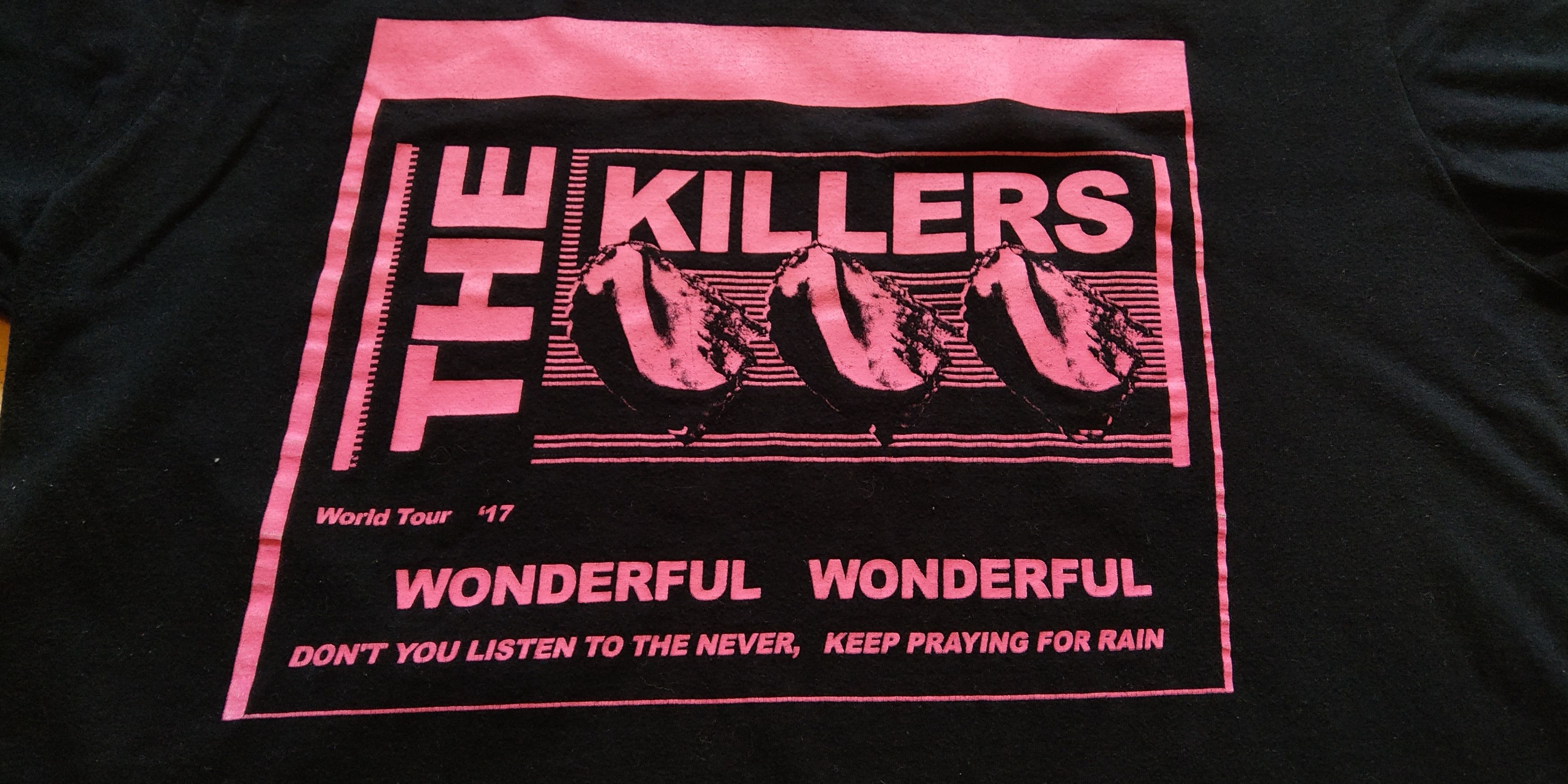 Band Tees Unique THE KILLERS Shirt Tour 2017 rare Size M / US 6-8 / IT 42-44 - 2 Thumbnail