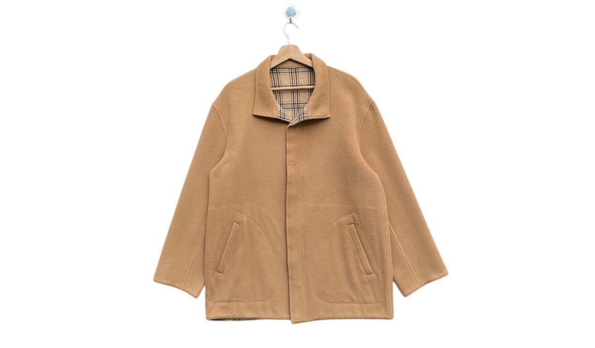 DAKS RARE🔥 Daks Wool Overcoat With a Classic Check Lining Size US M / EU 48-50 / 2 - 2 Thumbnail