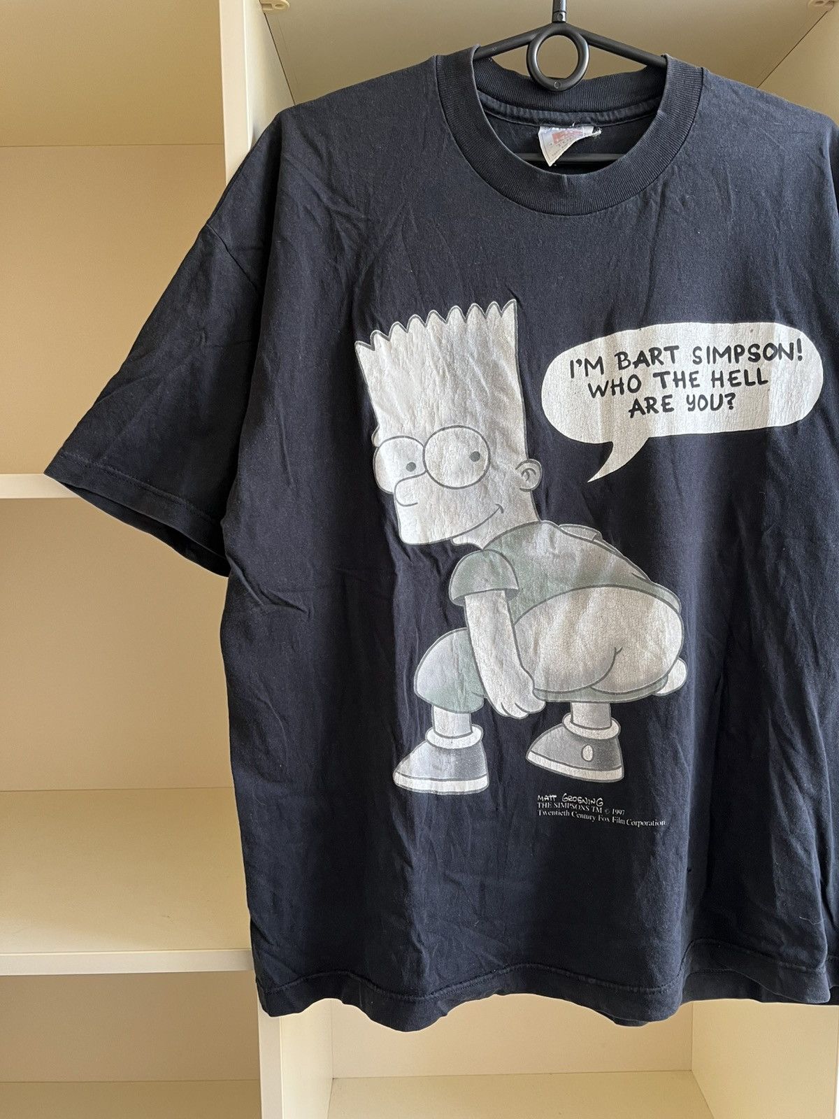 The Simpsons Vintage 1997 The Simpsons Tee Movie T-Shirt RARE Size US XL / EU 56 / 4 - 4 Thumbnail