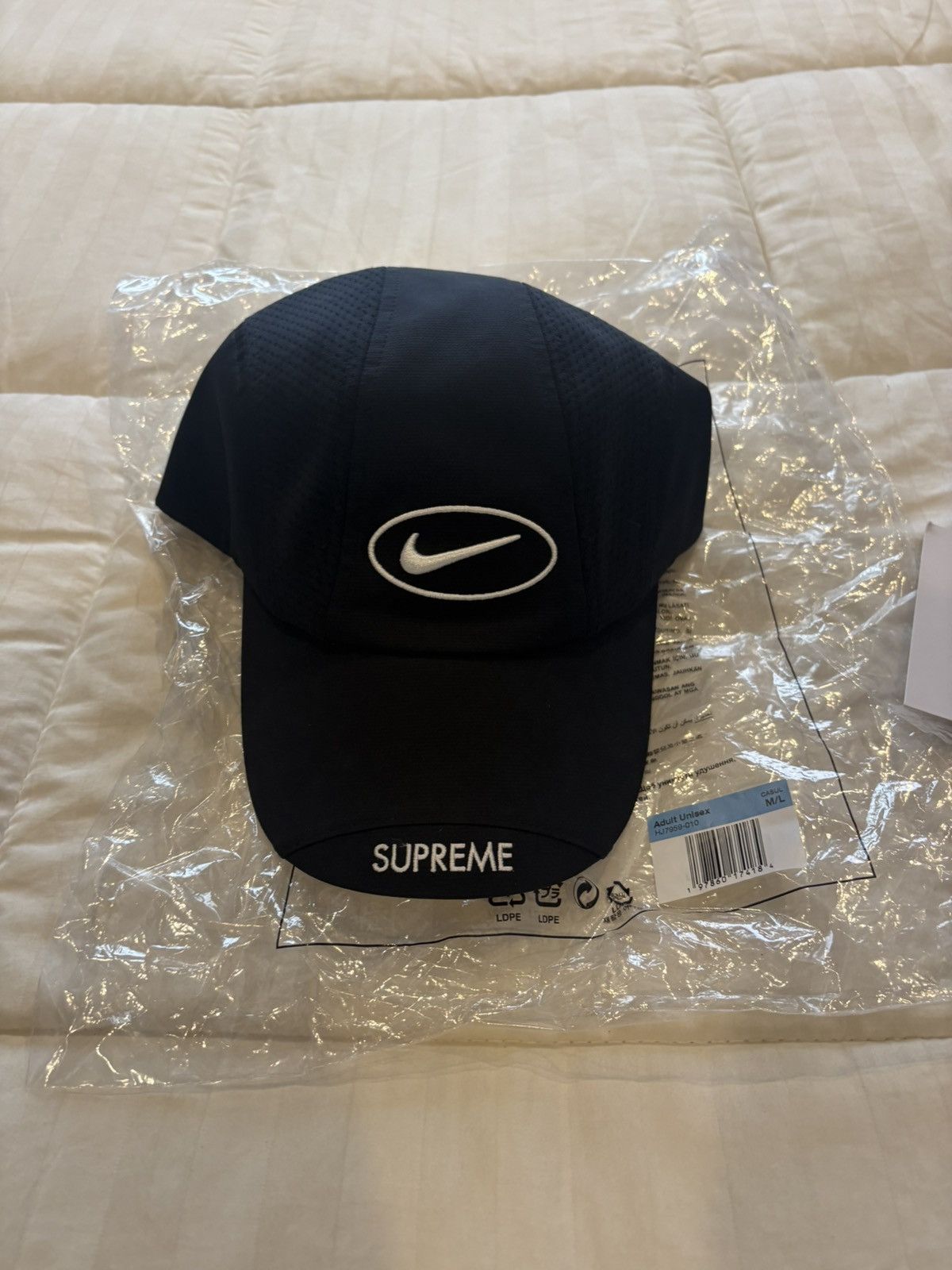 Nike × Supreme Supreme Nike Hat Black Size ONE SIZE - 3 Thumbnail