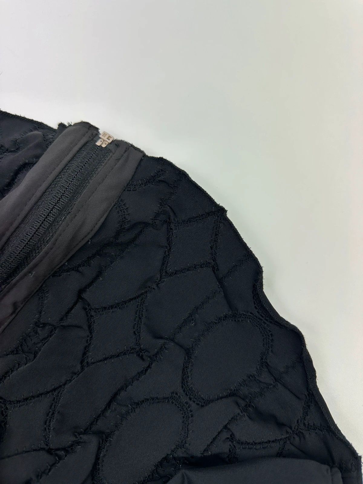Marithe + Francois Girbaud Marithé + François Girbaud 00’s Black Stitches Fitted Jacket Size M / US 6-8 / IT 42-44 - 10 Thumbnail