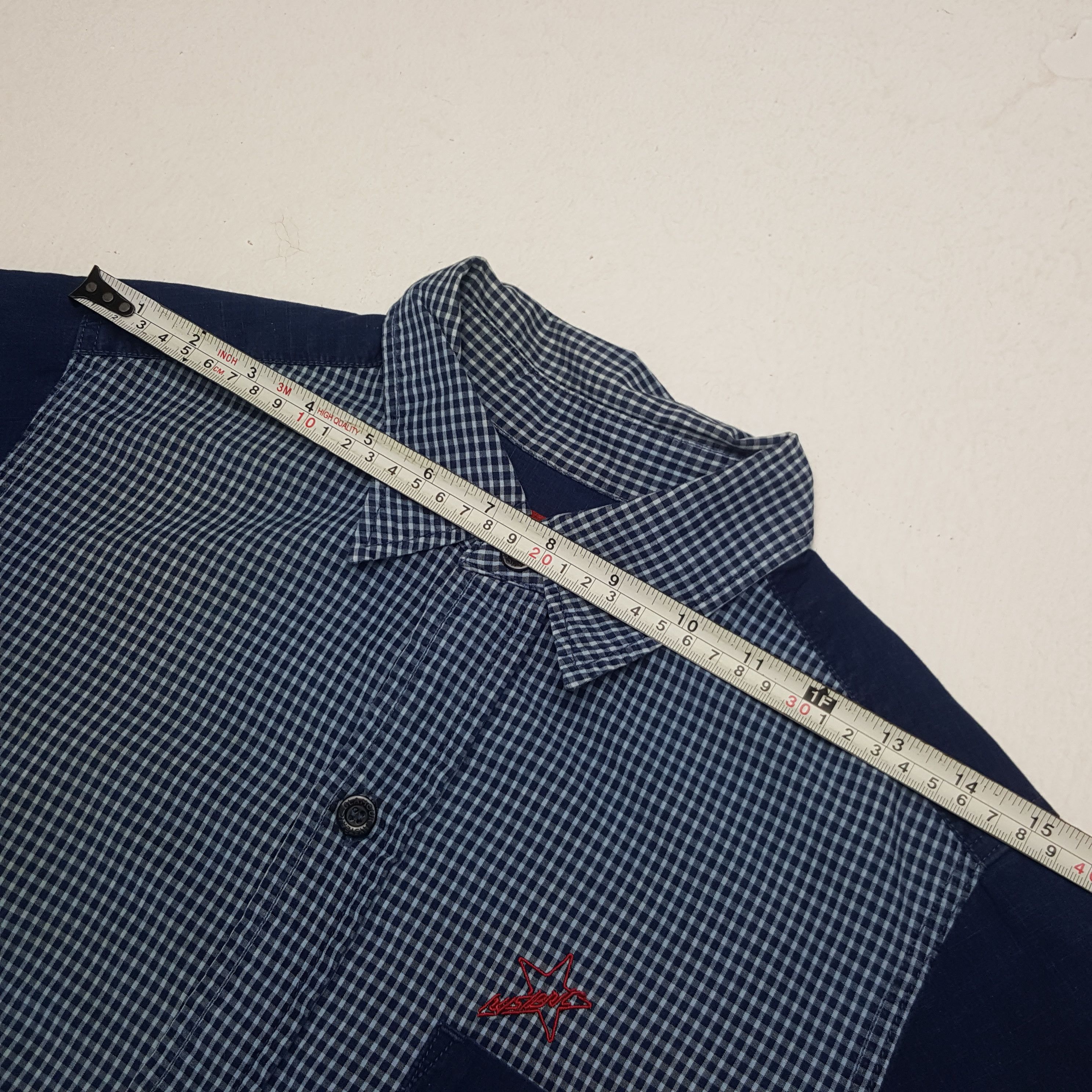 Hysteric Glamour × Japanese Brand × Vintage Vintage Hysteric Shirt Custom Art Logo Button Up Shirt Size US XS / EU 42 / 0 - 6 Thumbnail