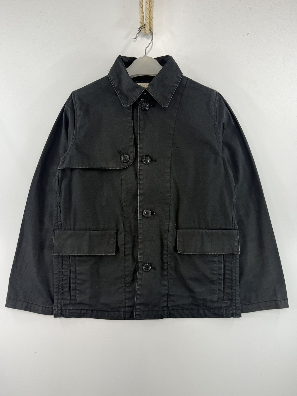 Japanese Brand 🔥 Pippin Standard Amekeji Japan Duck Canvas Chore Jacket Size US S / EU 44-46 / 1 - 6 Thumbnail