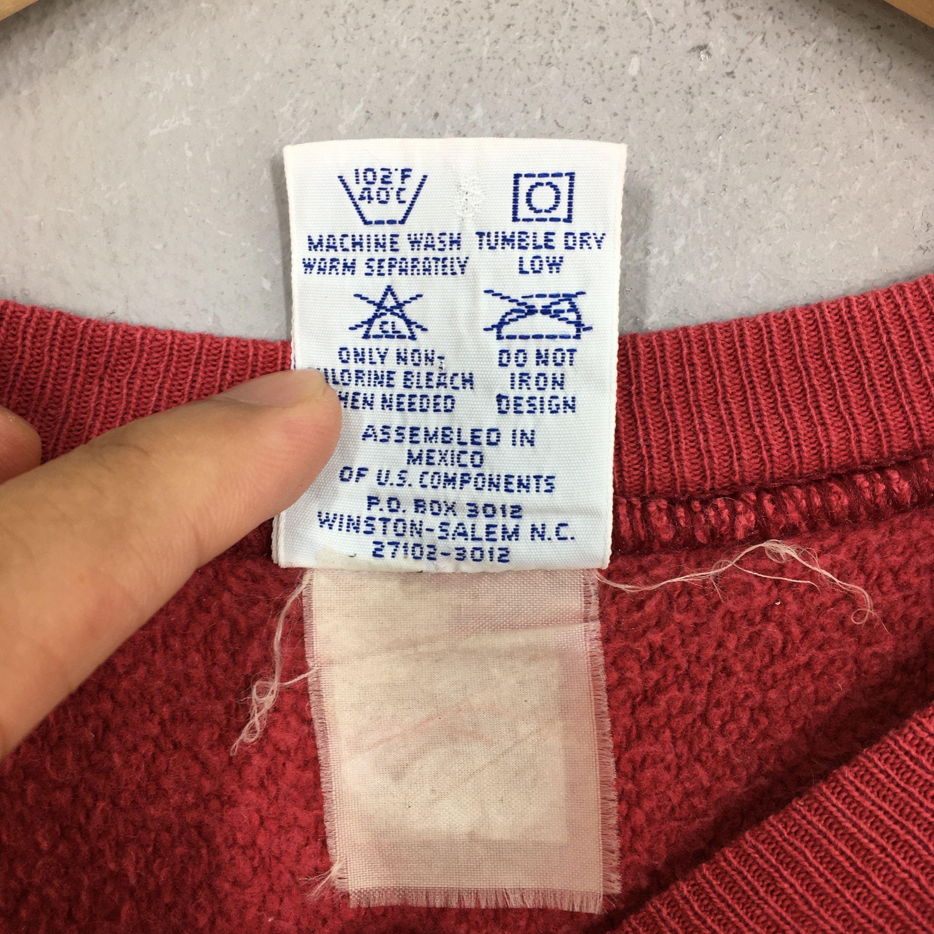 Champion × Vintage Vintage Champion Reverse Weave Red Sweatshirt Medium Size US M / EU 48-50 / 2 - 5 Thumbnail