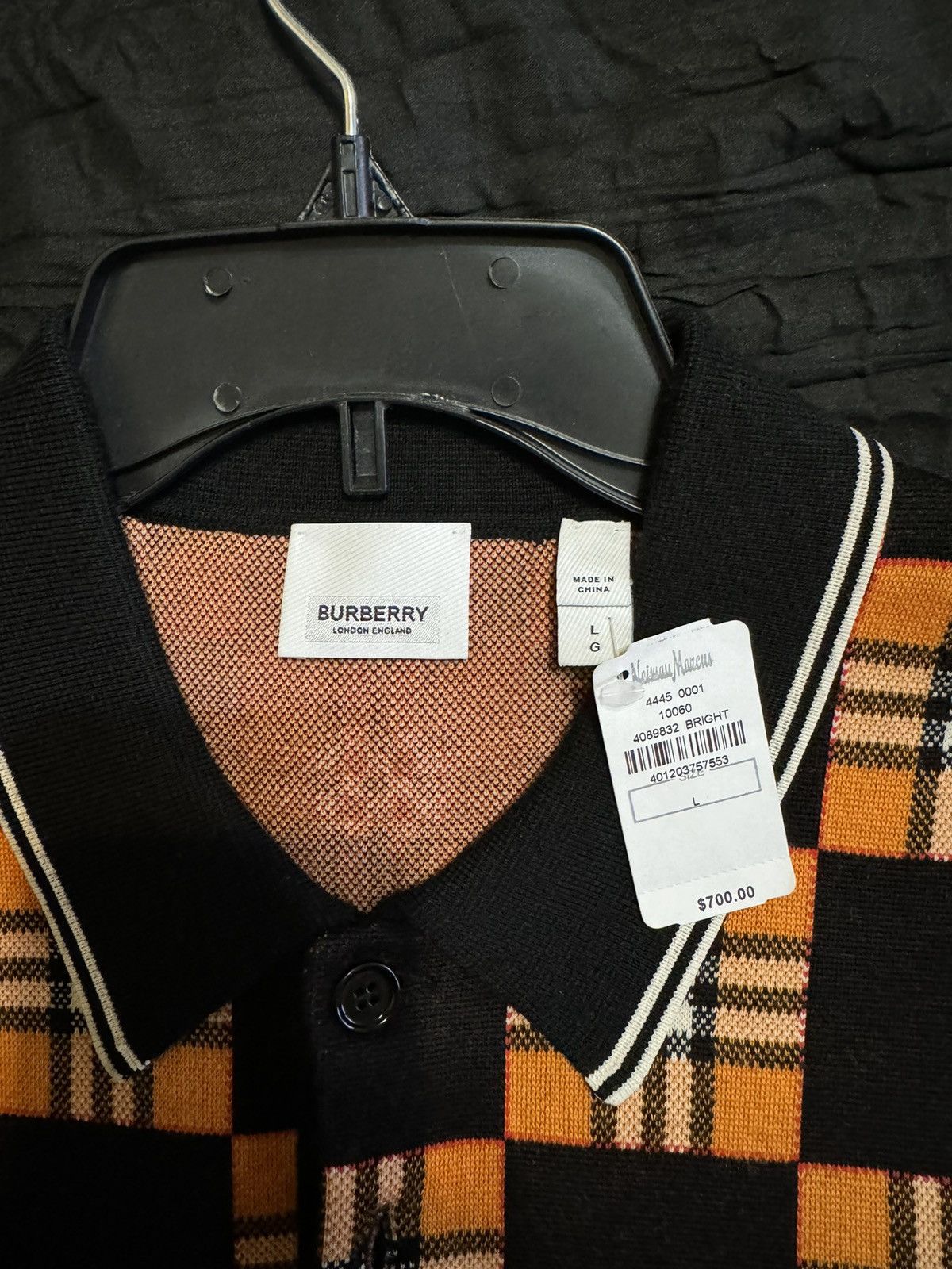 Burberry Burberry Polo Size US L / EU 52-54 / 3 - 2 Thumbnail