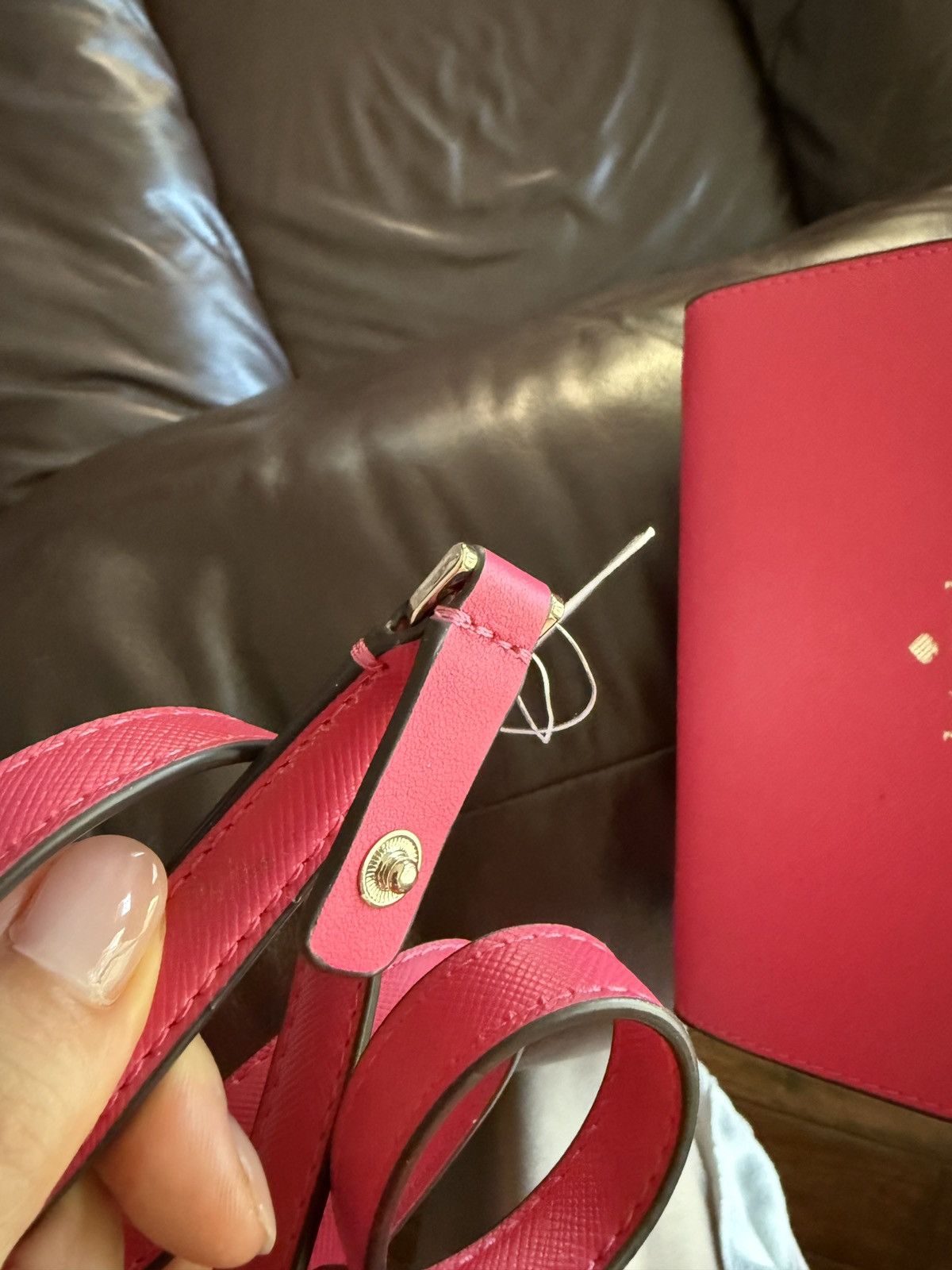 Kate Spade Kate Spade Brynn Small Flap Crossbody Bag Clutch, Pink Ruby Size ONE SIZE - 9 Thumbnail