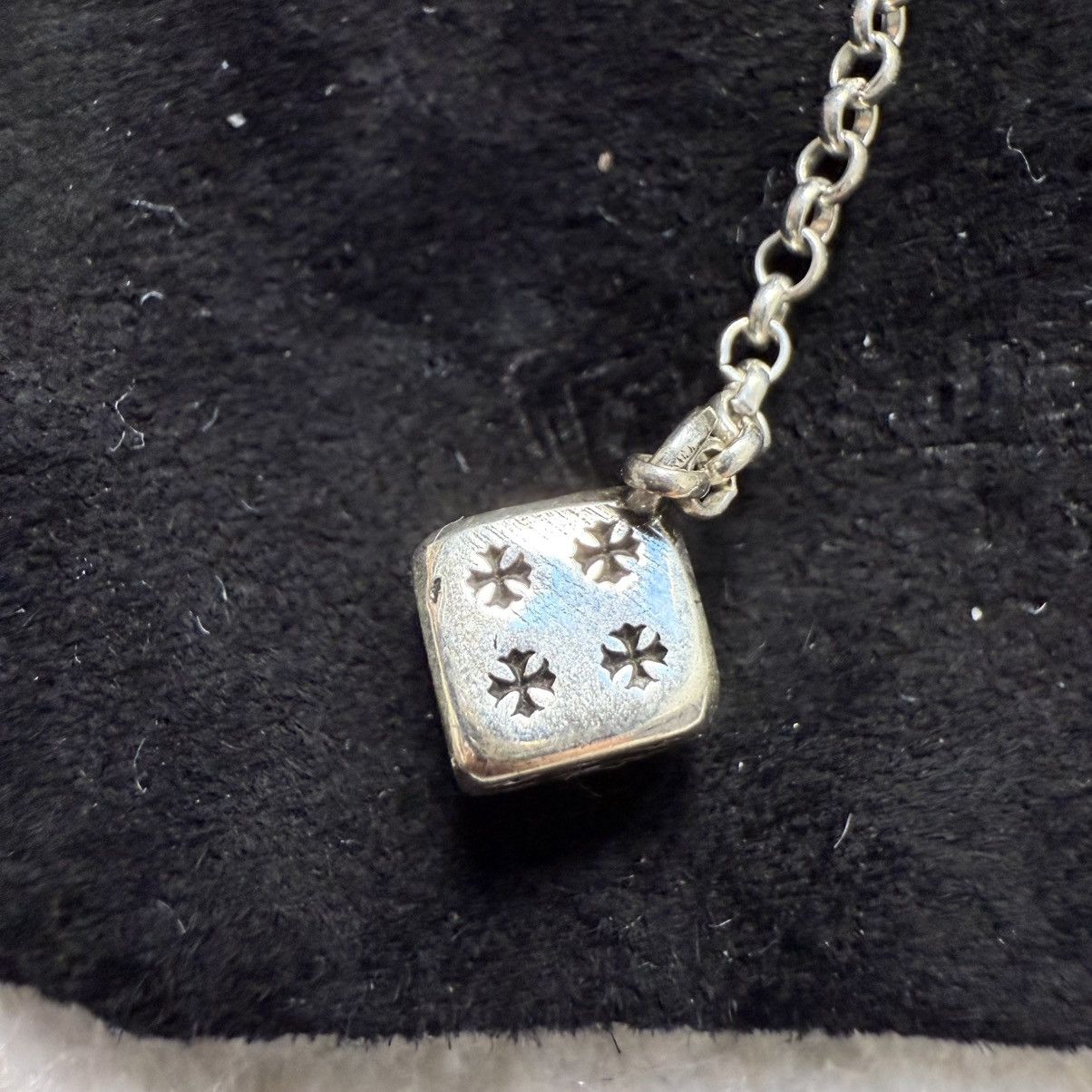 Chrome Hearts Chrome Hearts Cross with Dices Earring Size ONE SIZE - 3 Thumbnail