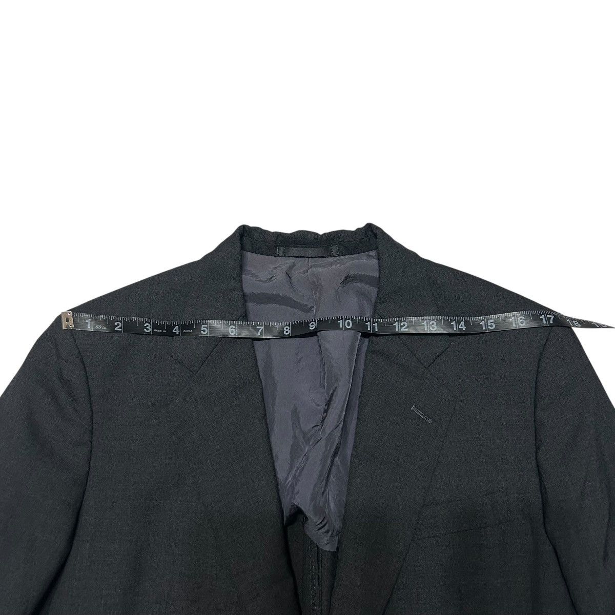 Issey Miyake 522 80s ISSEY MIYAKE vintage suit set up archive gray wool Size 42R - 11 Thumbnail