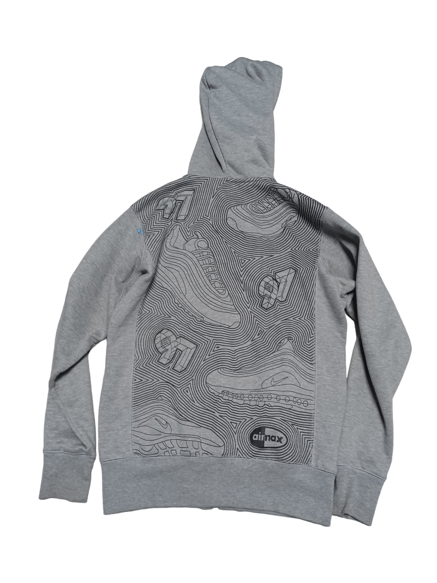 Nike 2005 VINTAGE NIKE AIRMAX 97 ZIP HOODIE Size US S / EU 44-46 / 1 - 2 Thumbnail