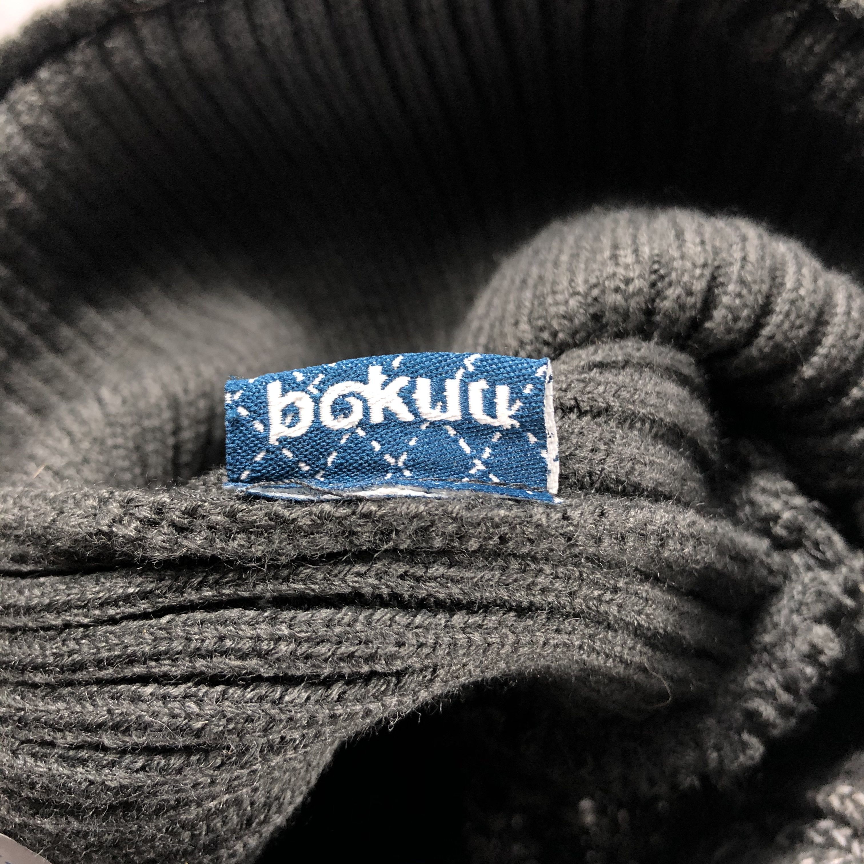 Vintage Womens Bokuu Ribbed Beanie Snow Hat Snow Cap -D812 Size ONE SIZE - 5 Thumbnail