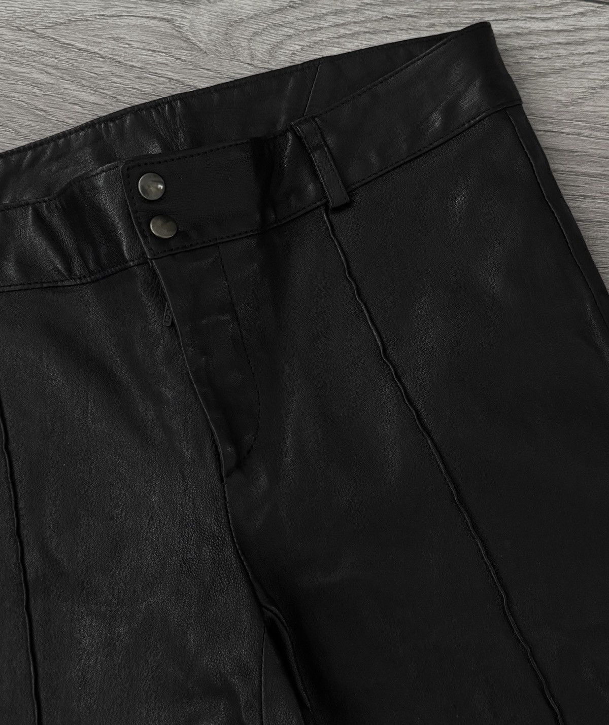 Gucci Runway Gucci by Tom Ford Leather Trousers Size 27" / US 4 / IT 40 - 6 Thumbnail
