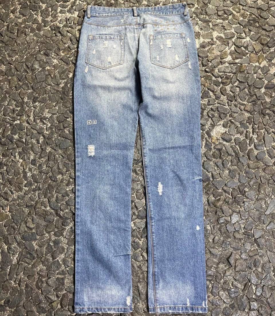 Ksubi Ksubi - Tattered Denim Jeans Size US 29 - 3 Thumbnail