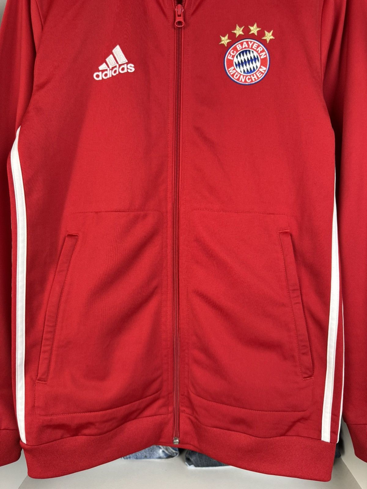 Other 2016 2017 Adidas Bayern Munich Track Jacket Size US S / EU 44-46 / 1 - 6 Thumbnail