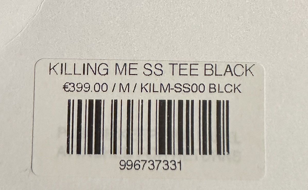 RRR-123 Rivington Killing Me SS Tee Black Size US M / EU 48-50 / 2 - 4 Thumbnail