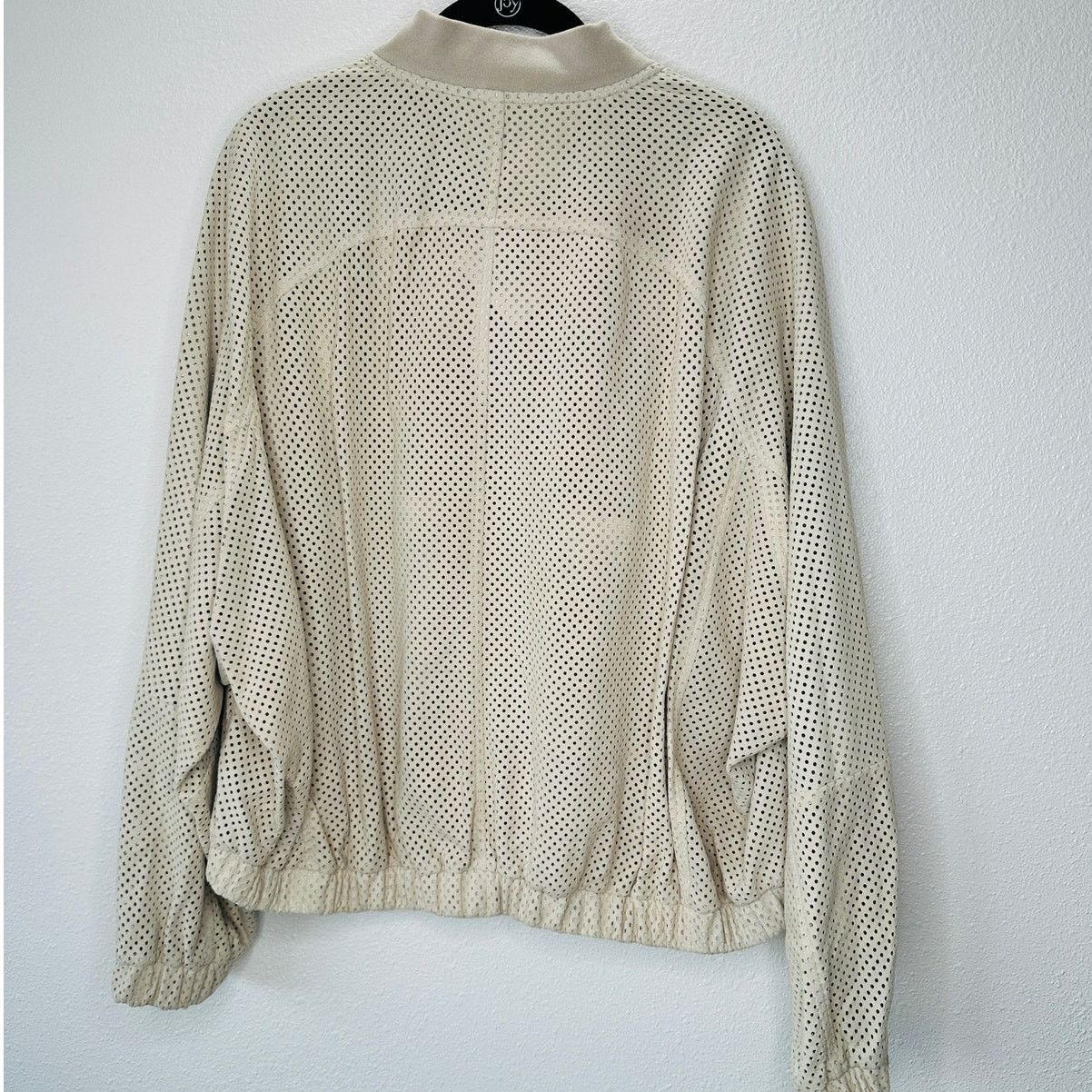 Brunello Cucinelli NWT Brunello Cucinelli Tan Laser Cut Leather Bomber 48 / XL Size XL / US 12-14 / IT 48-50 - 6 Thumbnail
