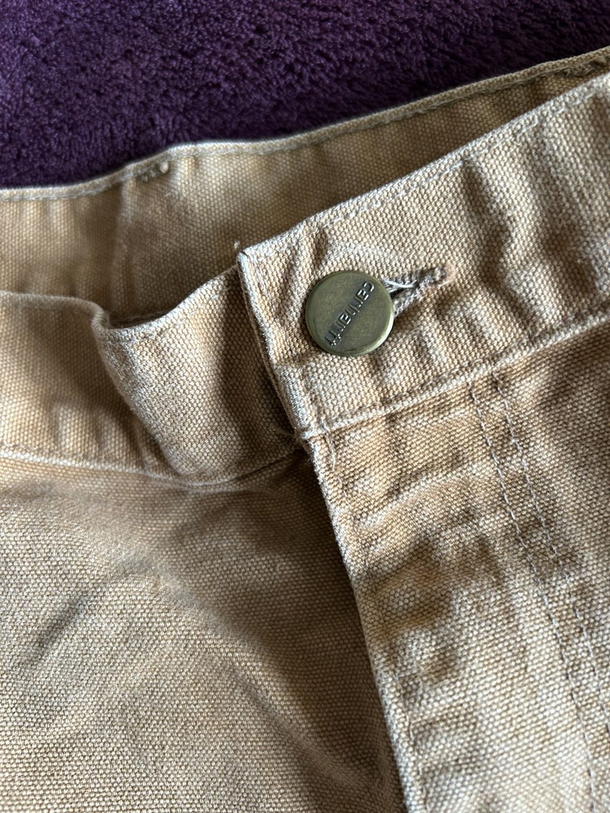 Carhartt Vintage 90s Carhartt Work Pants Brown 38x32 USA Made Size US 38 / EU 54 - 9 Thumbnail