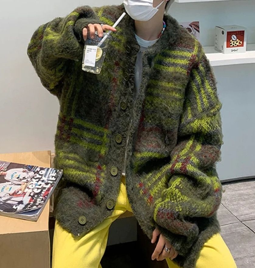 Japanese Brand Nirv Cardigan Sweater Fall Size US XL / EU 56 / 4 - 4 Thumbnail