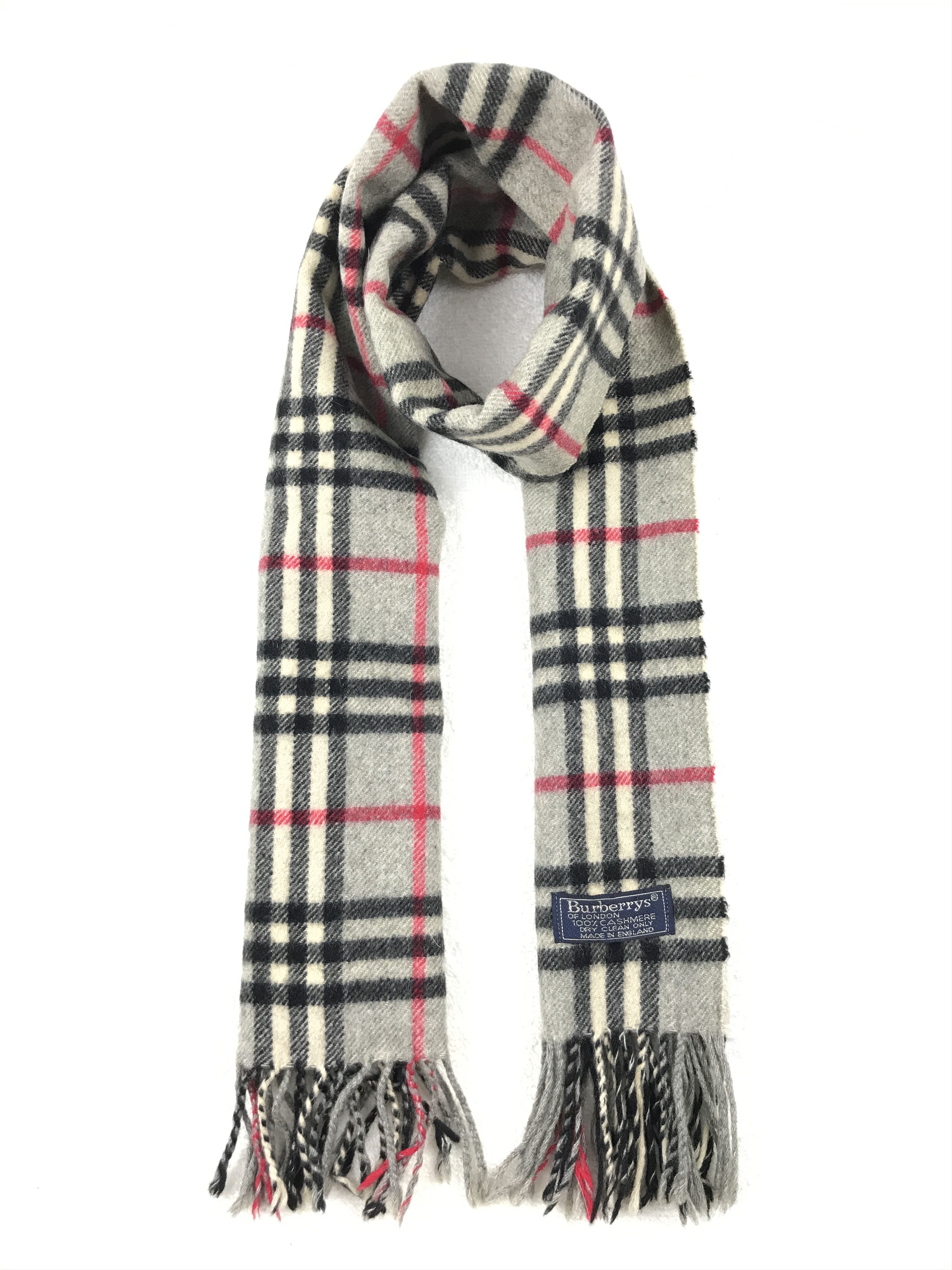 Burberry × Vintage Vintage Burberry Scarf Muffler Wool Cashmere Novacheck Size ONE SIZE - 1 Thumbnail