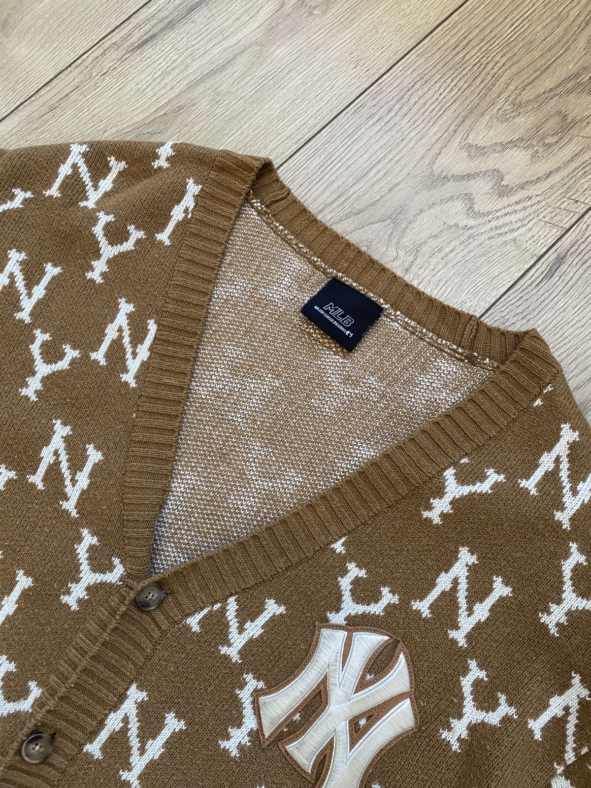Japanese Brand Major Baseball New York Yankees Cardigan Monogram Korea Size US L / EU 52-54 / 3 - 2 Thumbnail