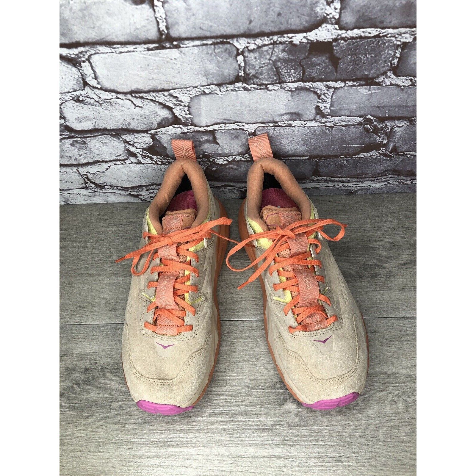 Hoka Kaha Low GTX Mental Health Hiking Sand Sun Baked Orange