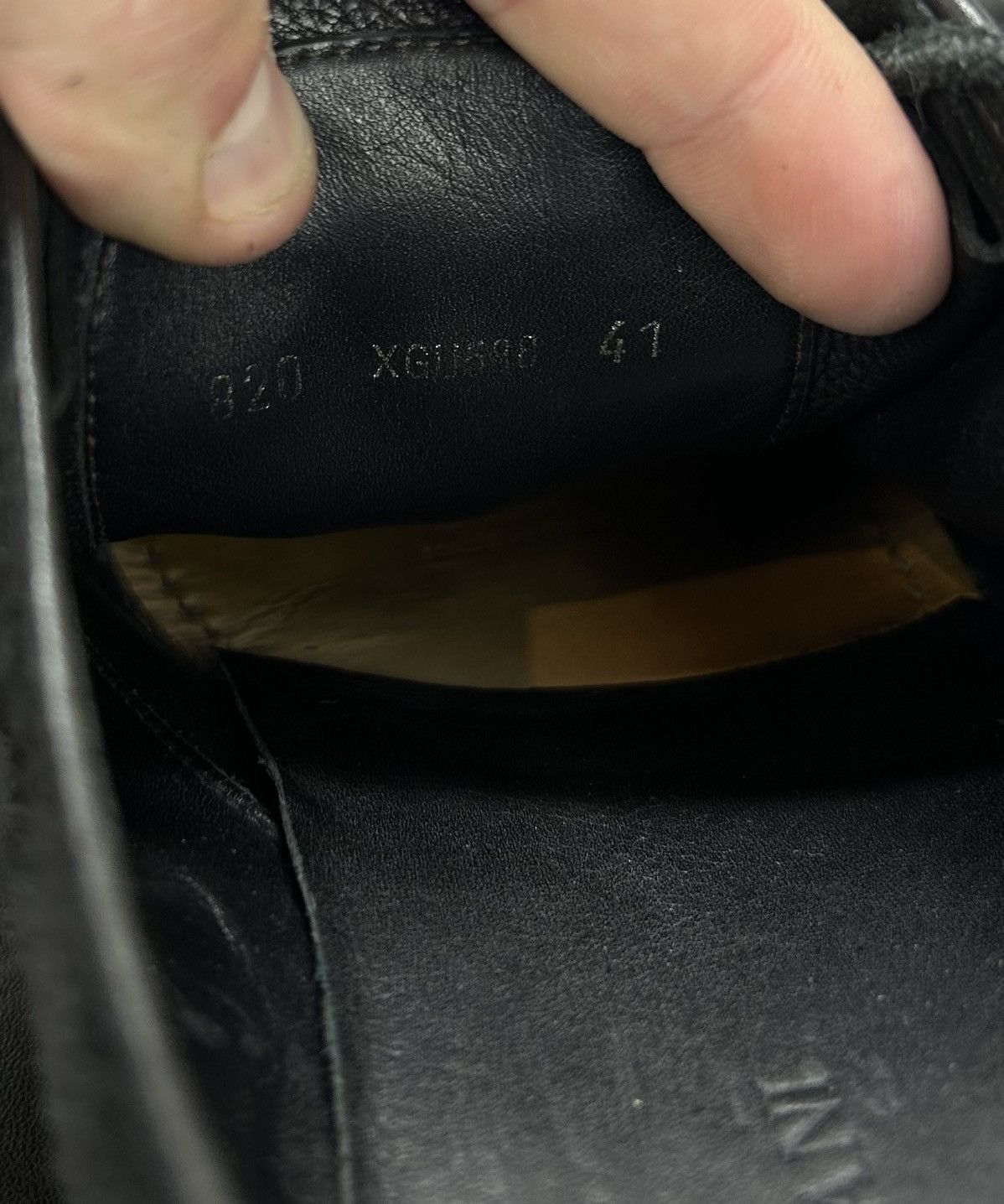 Giorgio Armani Giorgio Armani Vintage Leather Suede Shoes Black Size 41 Size US 8 / EU 41 - 8 Thumbnail