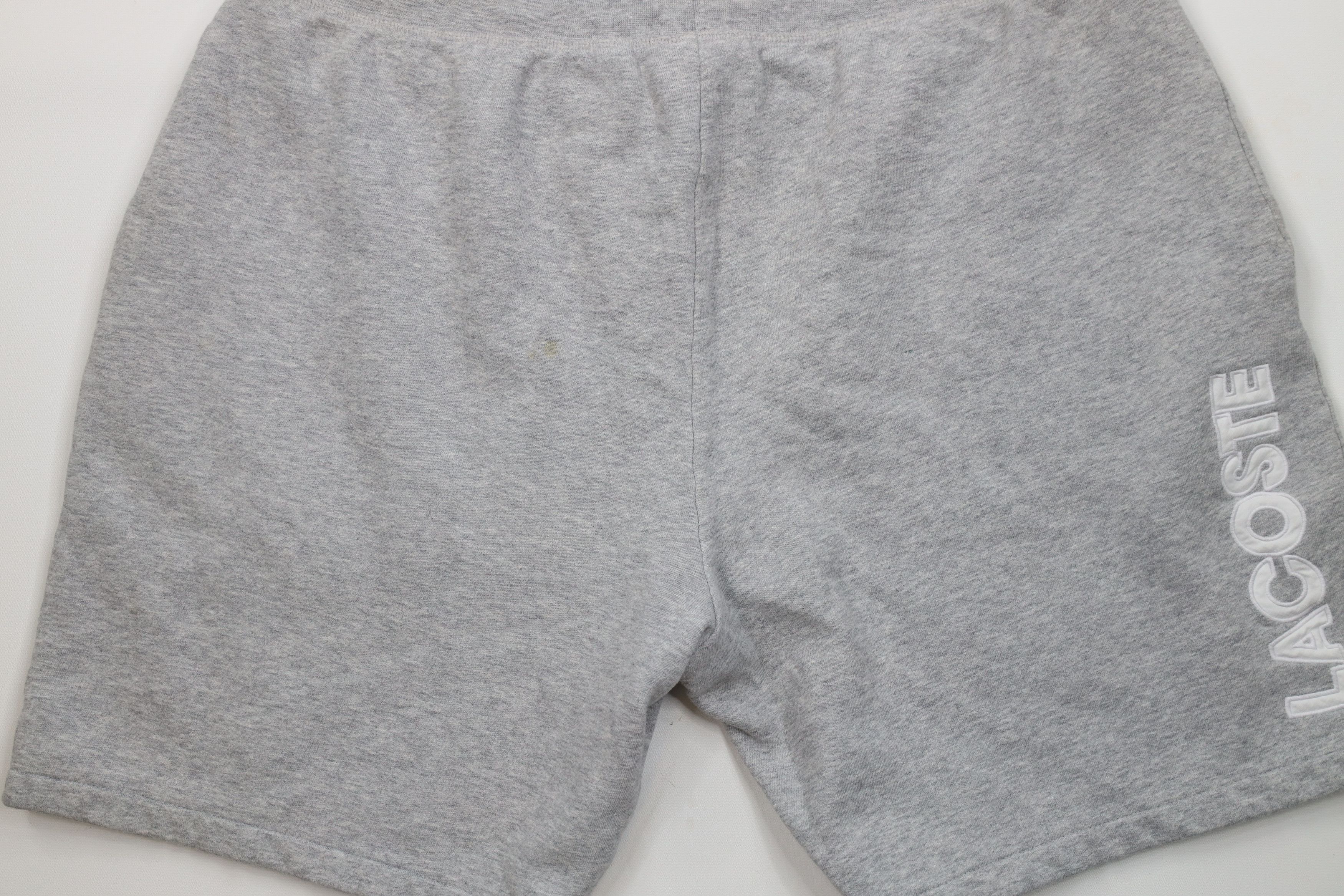 Lacoste × Vintage Lacoste Sport Out Croc Logo Above Knee Sweatpants Shorts Size US 38 / EU 54 - 11 Thumbnail