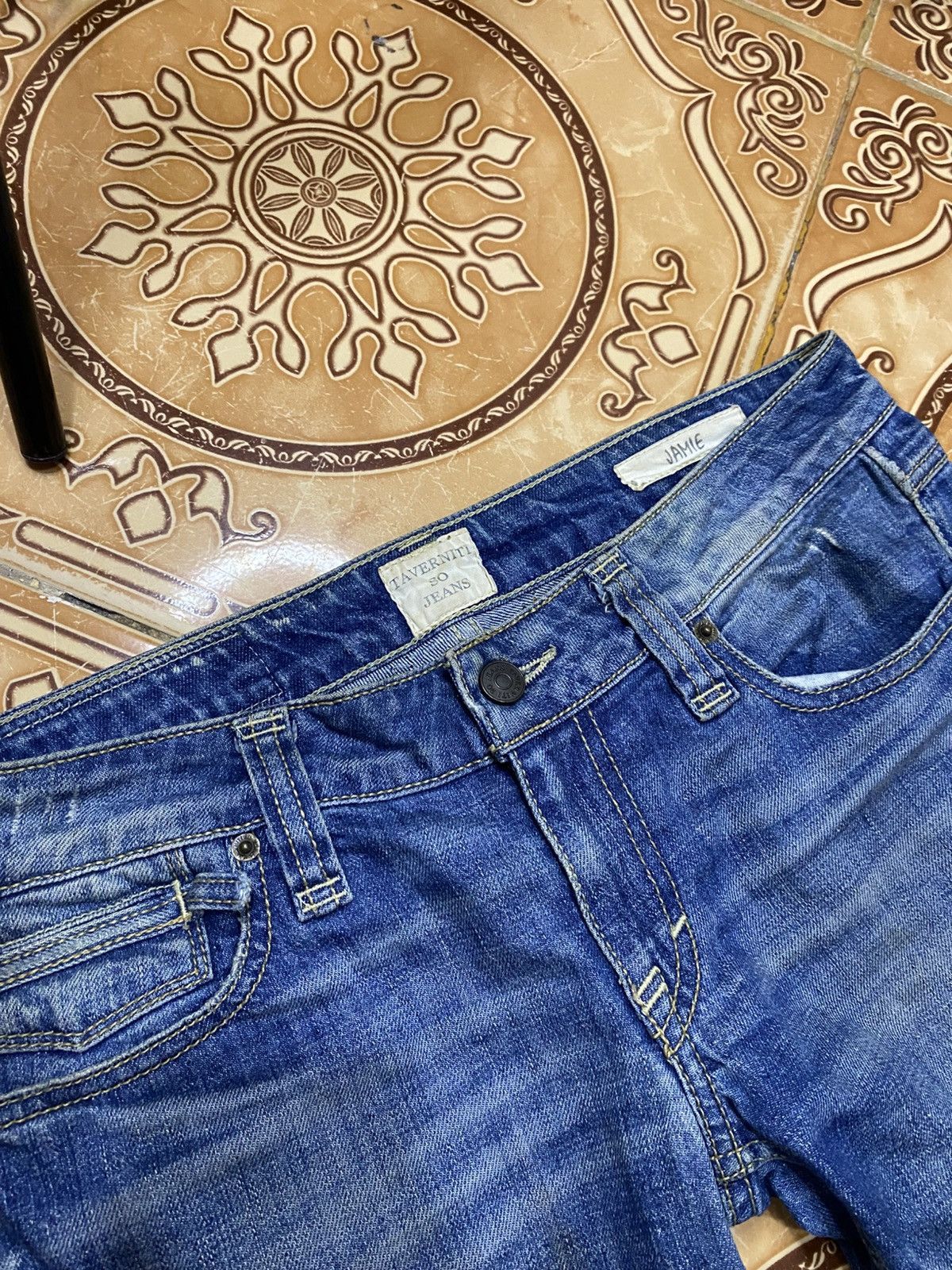 Japanese Brand Vintage Y2K Style Taverniti So Jeans Size US 30 / EU 46 - 5 Thumbnail