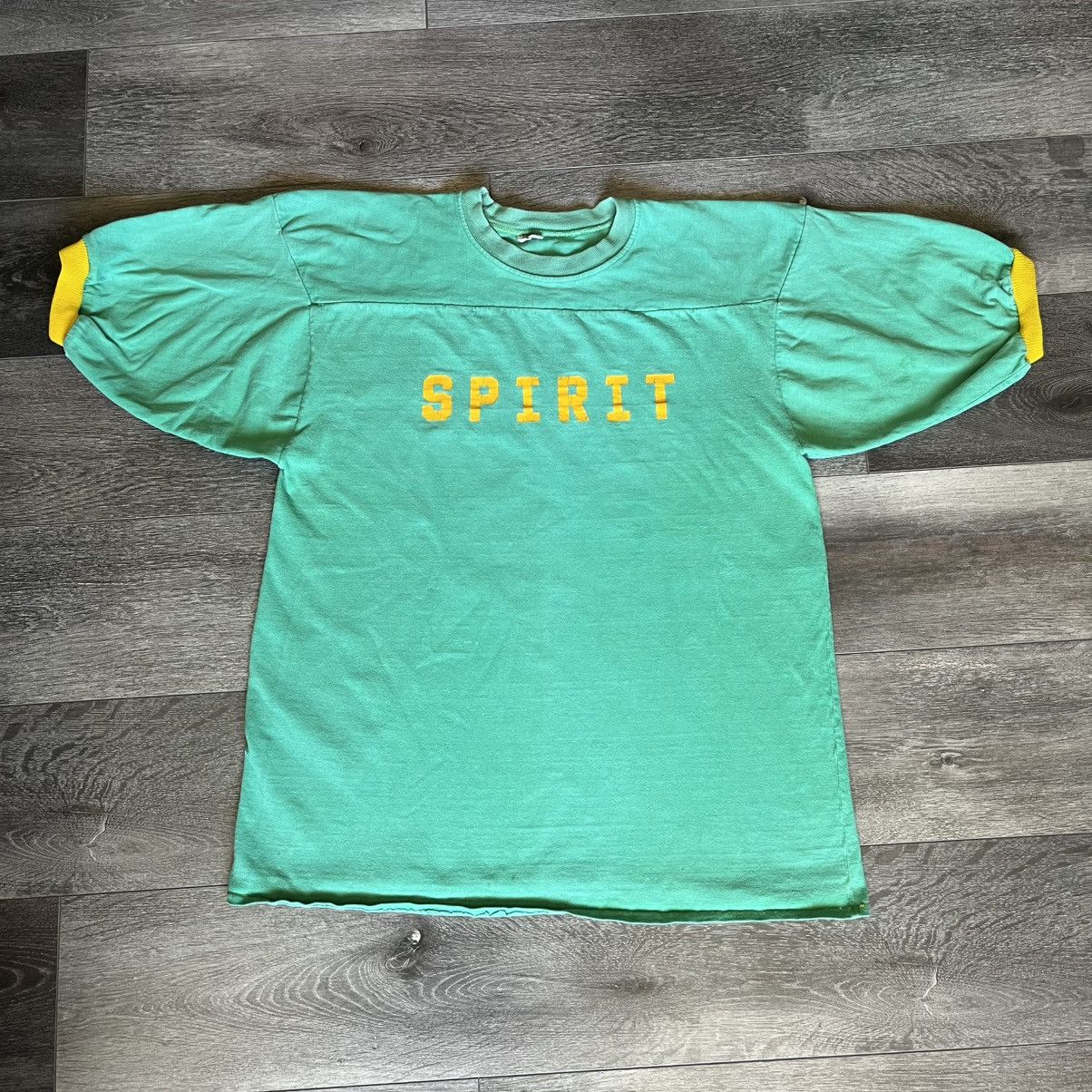 Vintage True Vintage 1960s Hanes Sport Spirit Ringer Jersey T Shirt Size US L / EU 52-54 / 3 - 1 Thumbnail