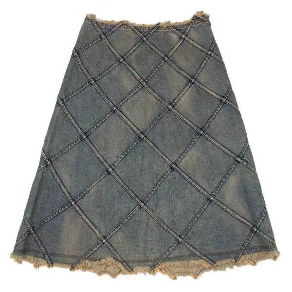 Junya Watanabe junya watanabe denim quilted skirt Size US 26 / EU 42 - 1 Thumbnail