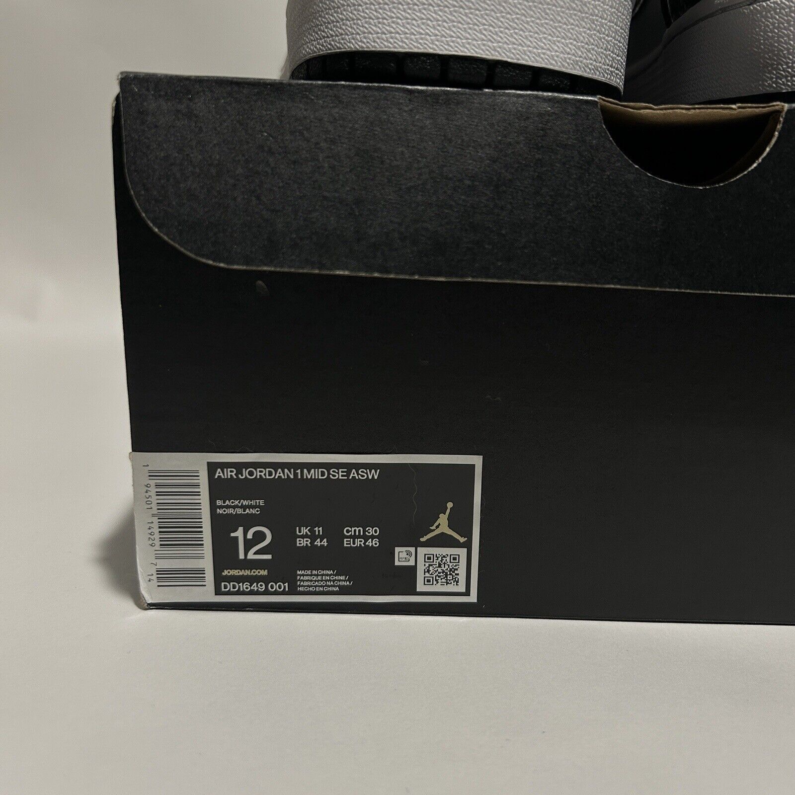 Nike Nike Air Jordan 1 Retro Mid SE “All-Star/Carbon Fiber” 2024 Size US 12 / EU 45 - 5 Thumbnail