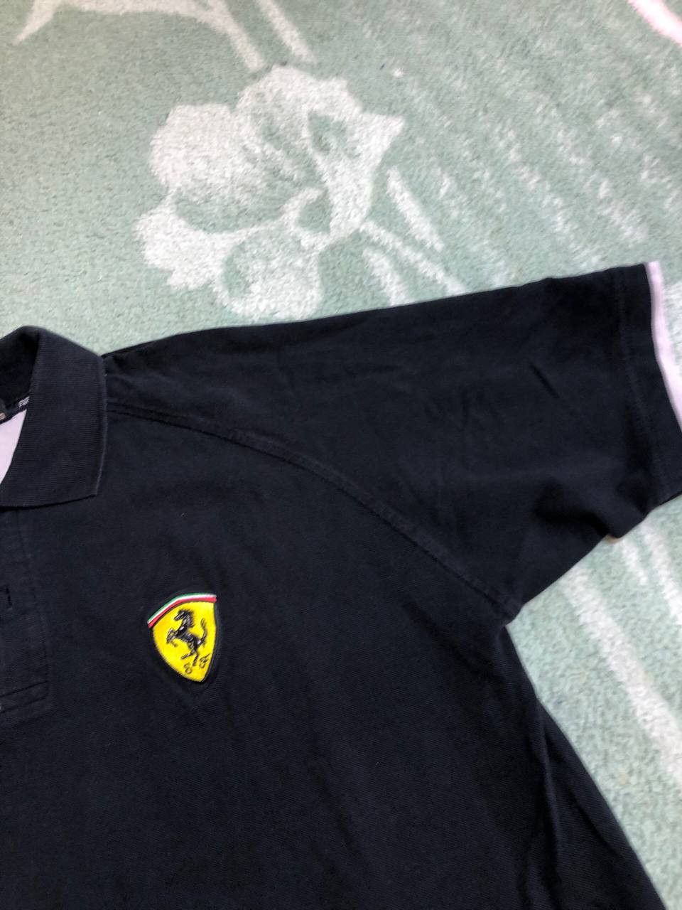 Ferrari Ferrari 1998 Vintage Polo T-Shirt Official Licensed Black Size US L / EU 52-54 / 3 - 11 Thumbnail