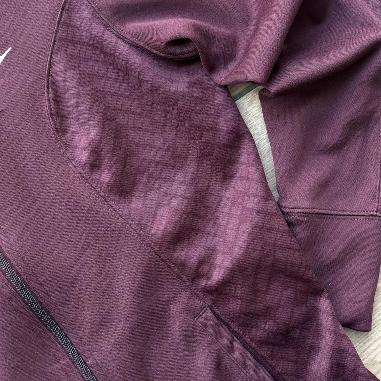 Nike Y2K Nike Burgundy track jacket Size M / US 6-8 / IT 42-44 - 7 Thumbnail