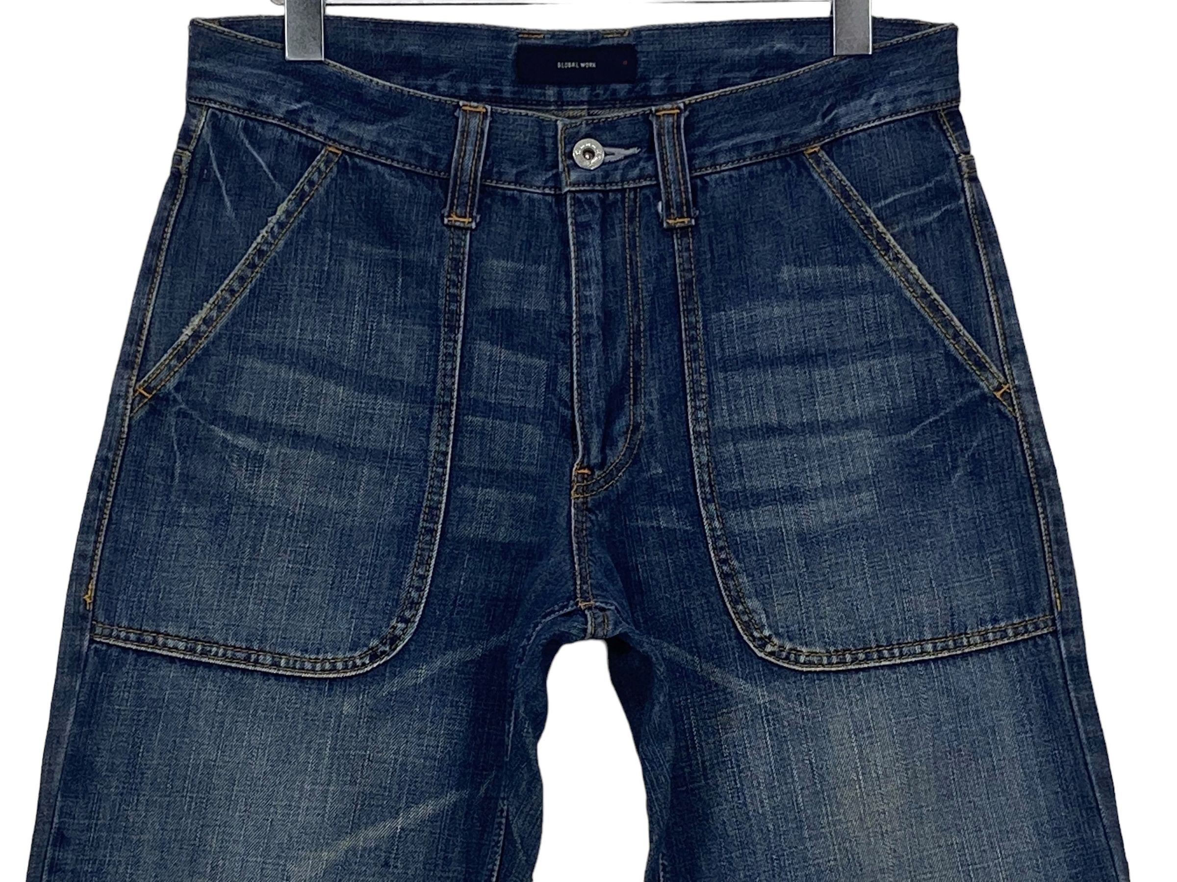 Global Work Baker Pocket Loose Jeans Size US 31 - 3 Thumbnail