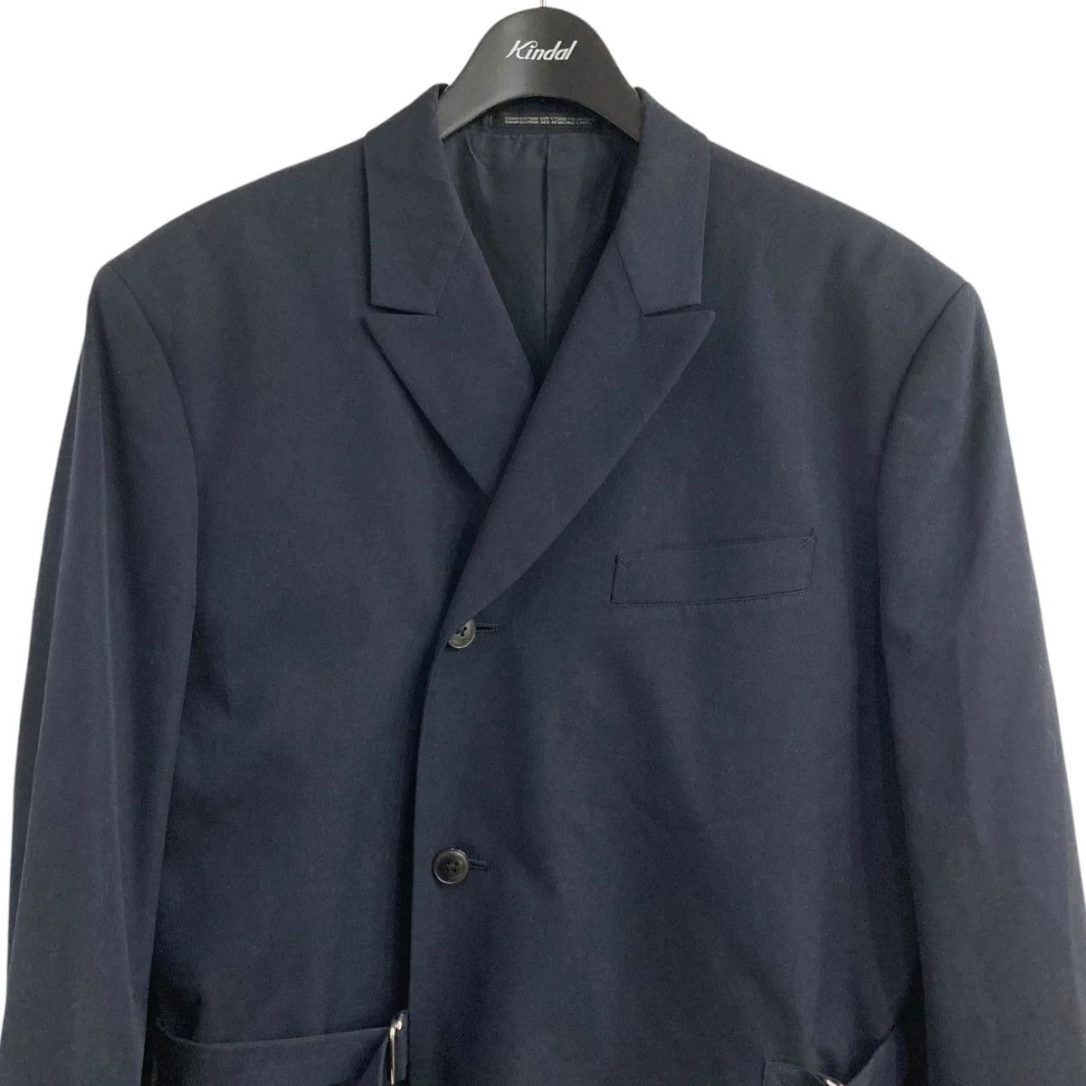 Yohji Yamamoto Yohji Yamamoto pour homme 96AW Samue Jacket Tailored Jacket Size US S / EU 44-46 / 1 - 2 Thumbnail