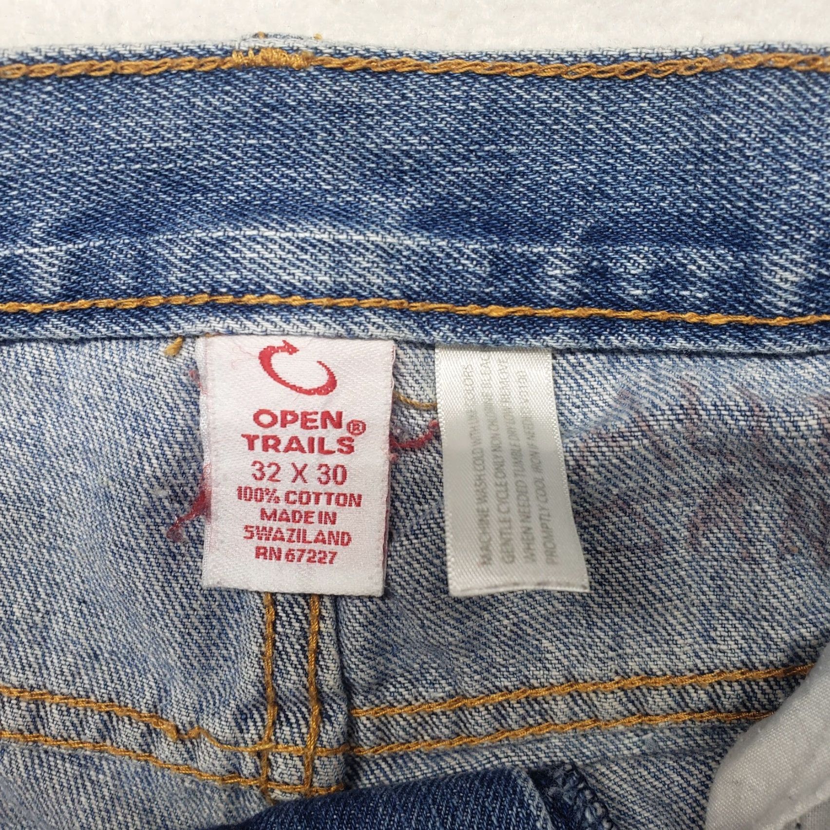 Rails VINTAGE Open Trails Pants Denim Jeans Blue Light Wash 32x30 Adult Men Size 32 Jeans Mens Size US 32 / EU 48 - 3 Thumbnail