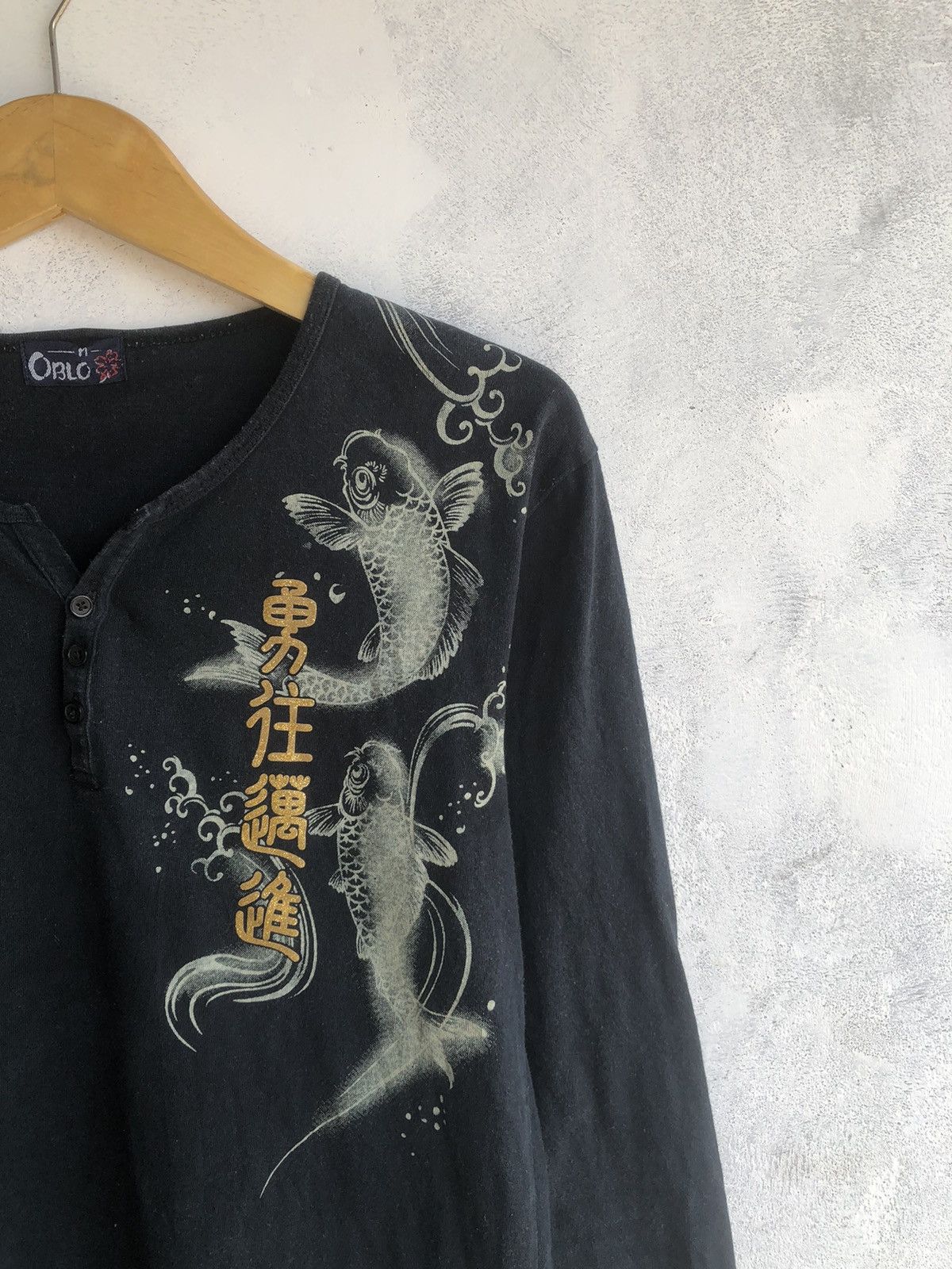 Hysteric Glamour JAPANESE Gothic Poem LongSleeve Sukajan Style Size US M / EU 48-50 / 2 - 4 Thumbnail