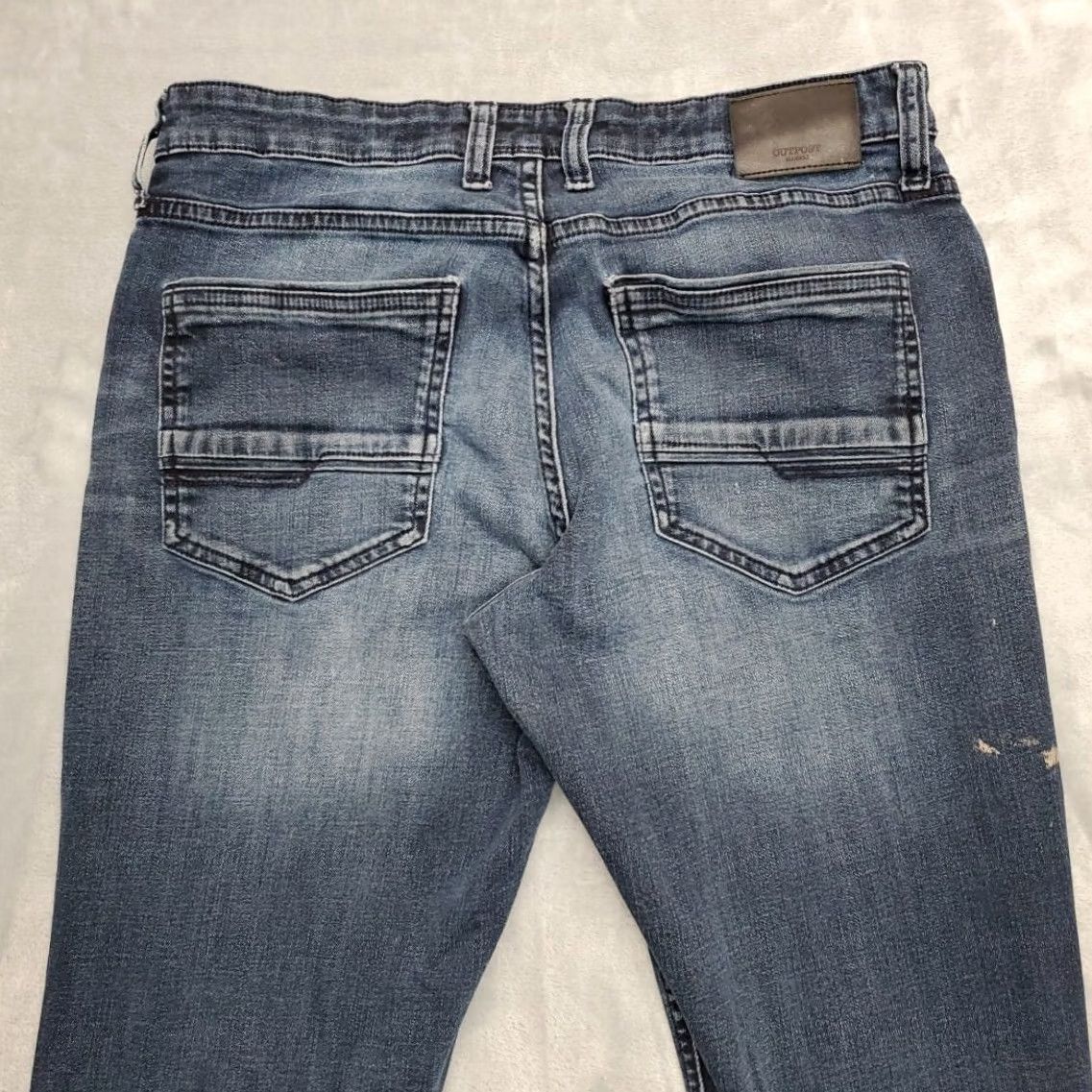 Vintage Outpost Jeans Mens 32x34 Blue Denim Stretch Cotton Blend Original Fit Shirt? Size US 32 / EU 48 - 6 Thumbnail