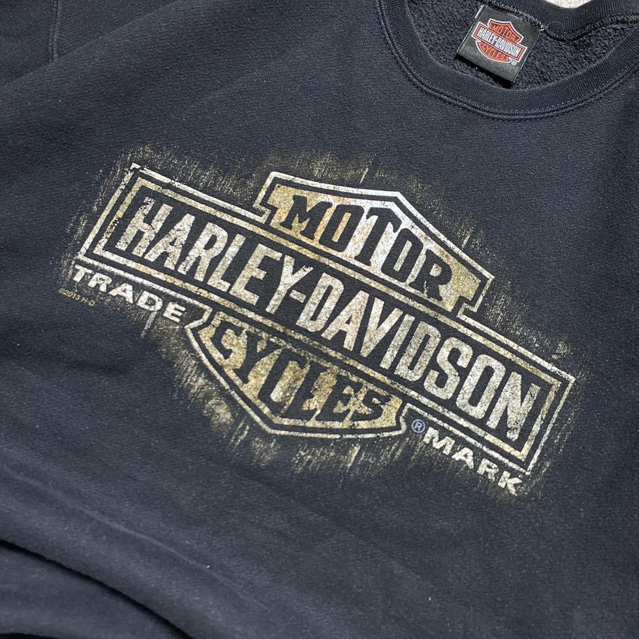 Harley Davidson Retro 00s Harley-Davidson Sweatshirt Black XXL Size US XXL / EU 58 / 5 - 2 Thumbnail