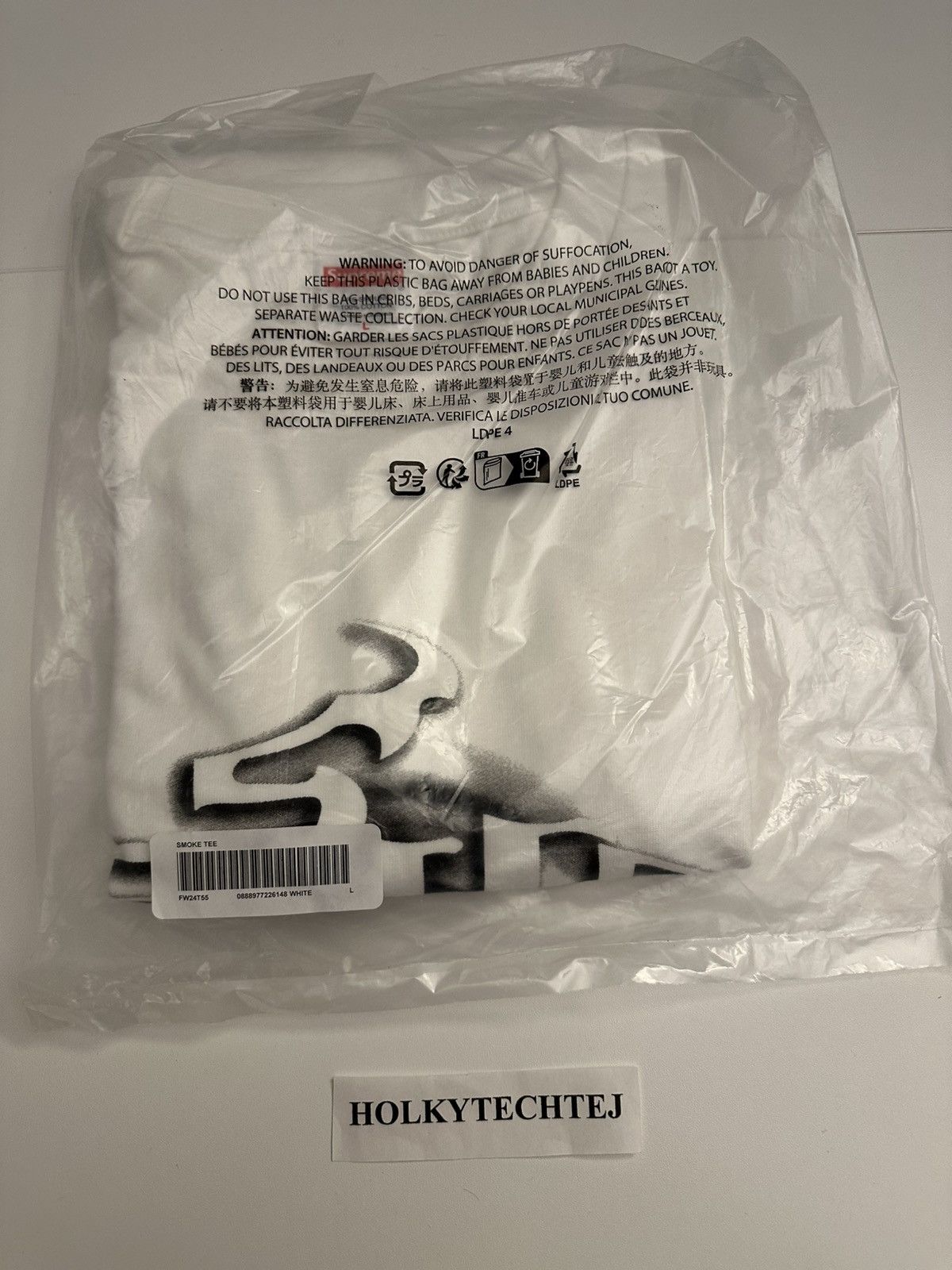 Supreme Supreme Smoke Tee Size US L / EU 52-54 / 3 - 2 Thumbnail