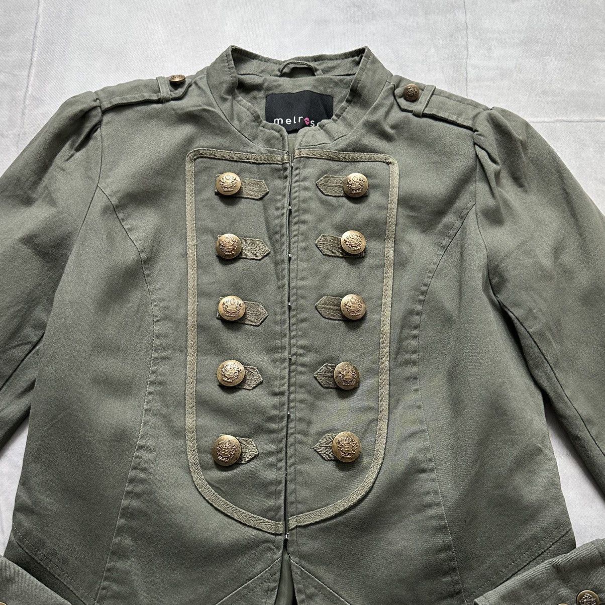 Hysteric Glamour × Undercover 00s Napoleon Military Jacket Vintage Coat PPFM Balmain Vibe Size M / US 6-8 / IT 42-44 - 3 Thumbnail
