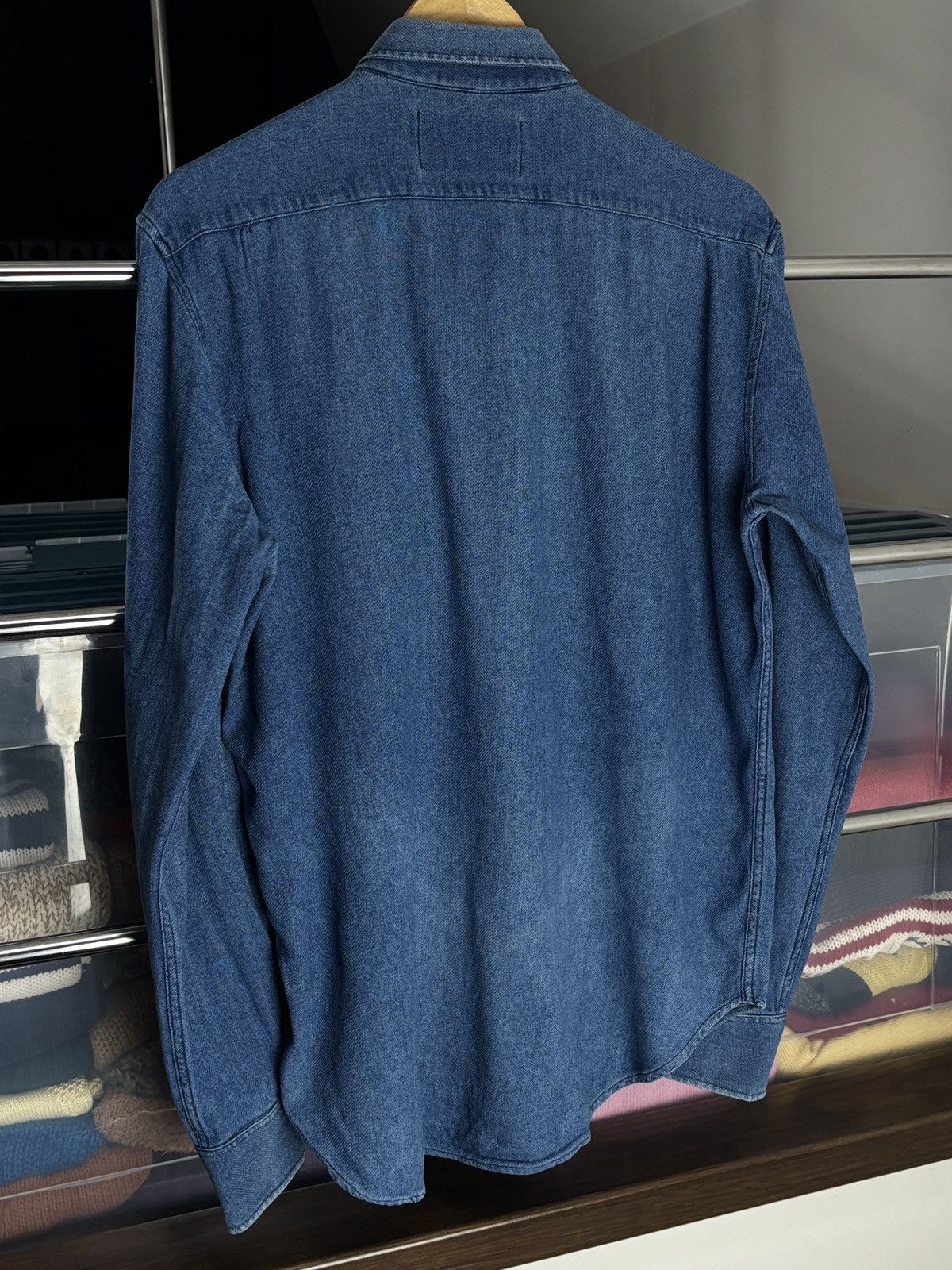 Our Legacy Our Legacy Blue Vintage Button Up Shirt Archive Denim Size US M / EU 48-50 / 2 - 6 Thumbnail