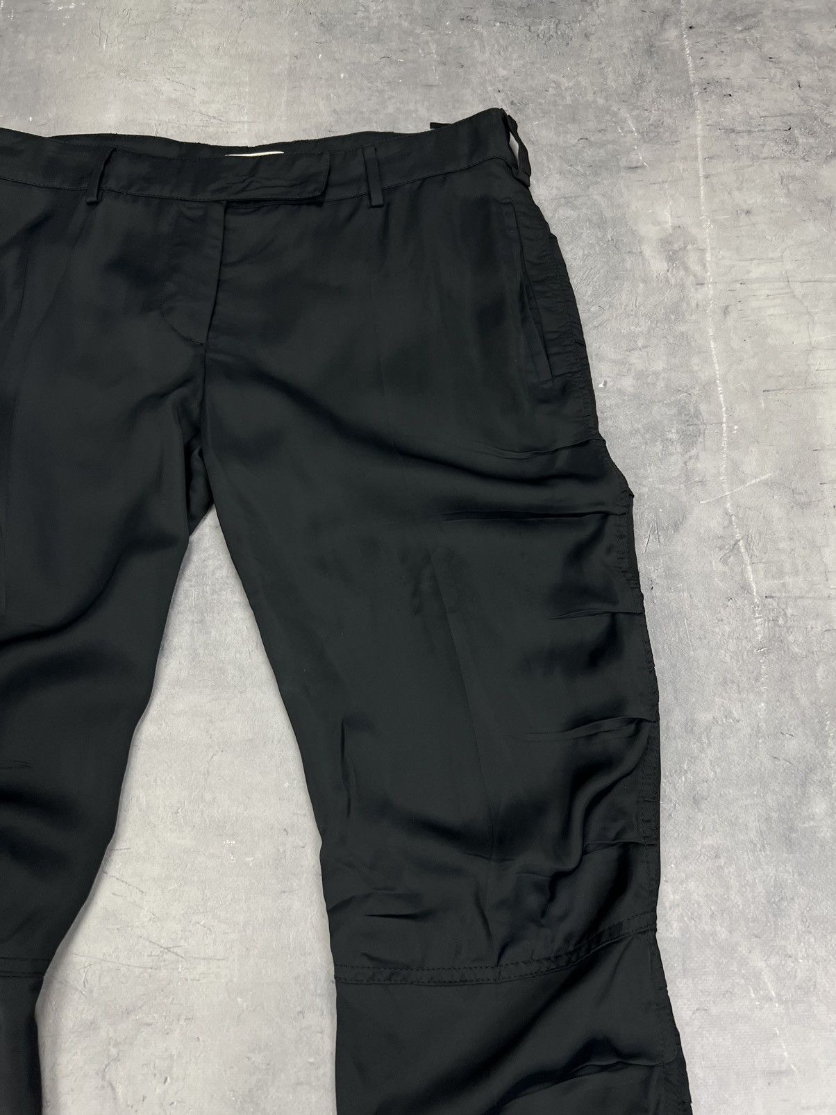 Prada Rare Prada Milano Black Tab Viscose Pants Size 42 Size 28" / US 6 / IT 42 - 7 Thumbnail
